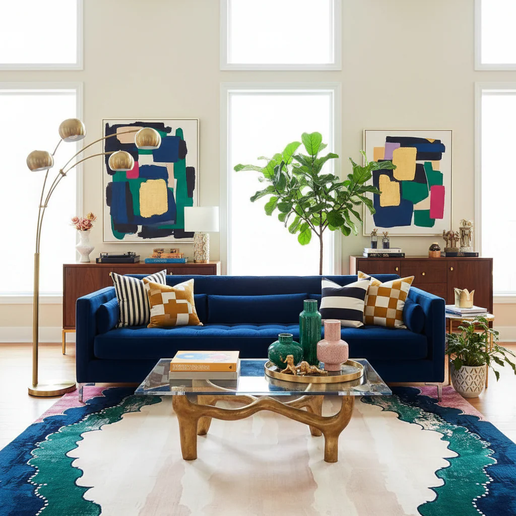 Scalloped Garden Hand Tufted Rug - Image 2