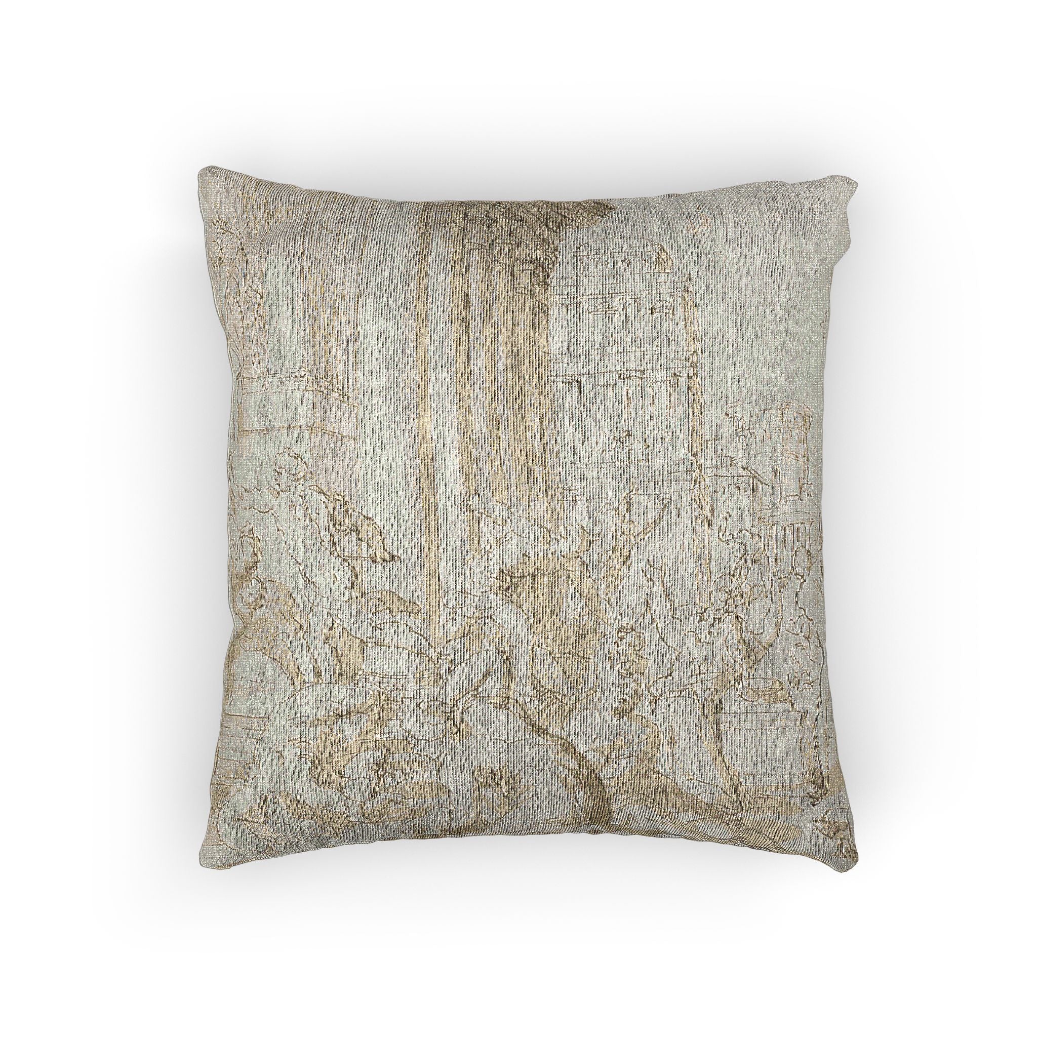 School of Nicolas Poussin - Massacre of the Innocents (recto); Figure Sketches (verso) | Woven Pillow - Image 3