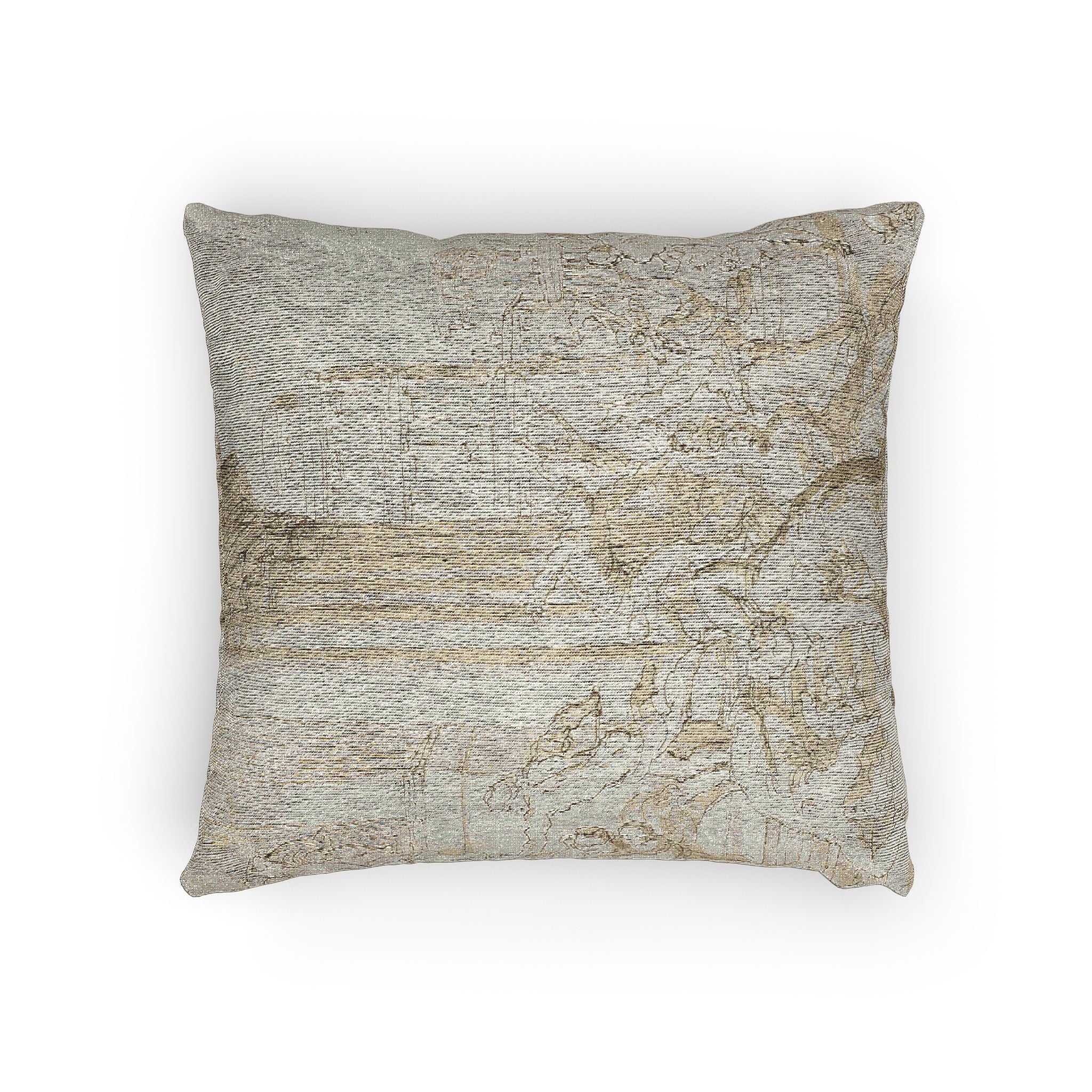 School of Nicolas Poussin - Massacre of the Innocents (recto); Figure Sketches (verso) | Woven Pillow - Image 4