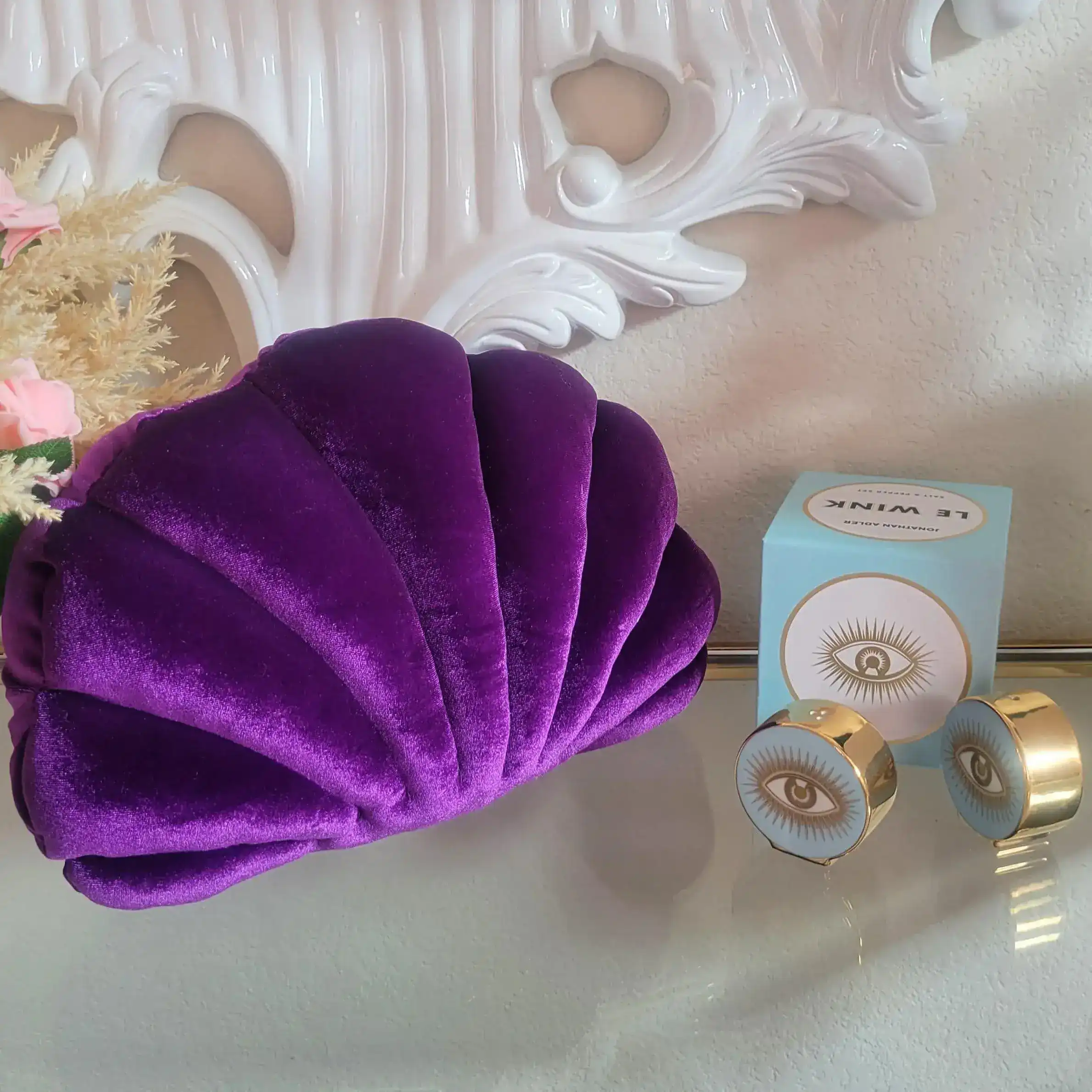 Sea Shell Plush Stuffed Pillow - Image 4
