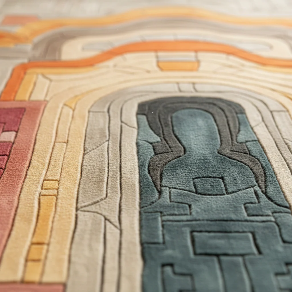 Serenity Gate Hand Tufted Rug - Image 3