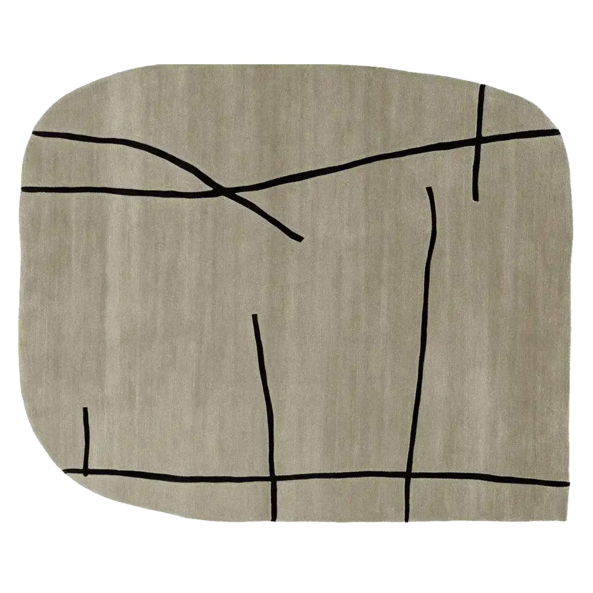 Shadow Line Harmony Hand Tufted Rug - Image 4