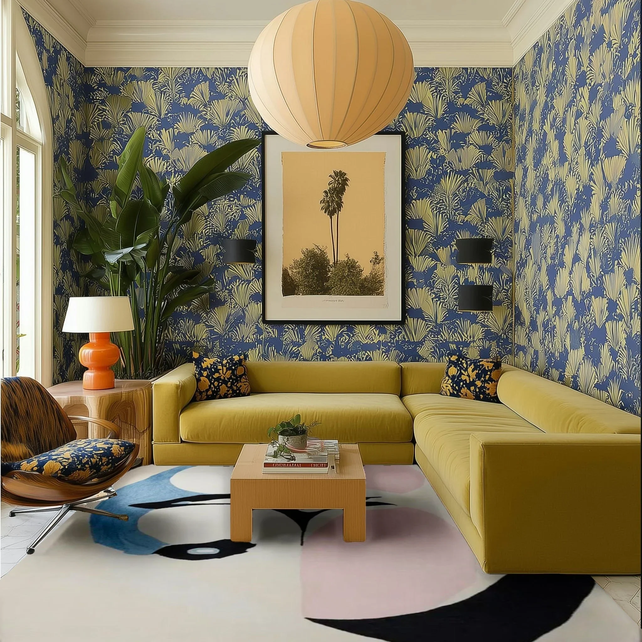 Shadowline Divide Space Hand Tufted Rug - Image 4