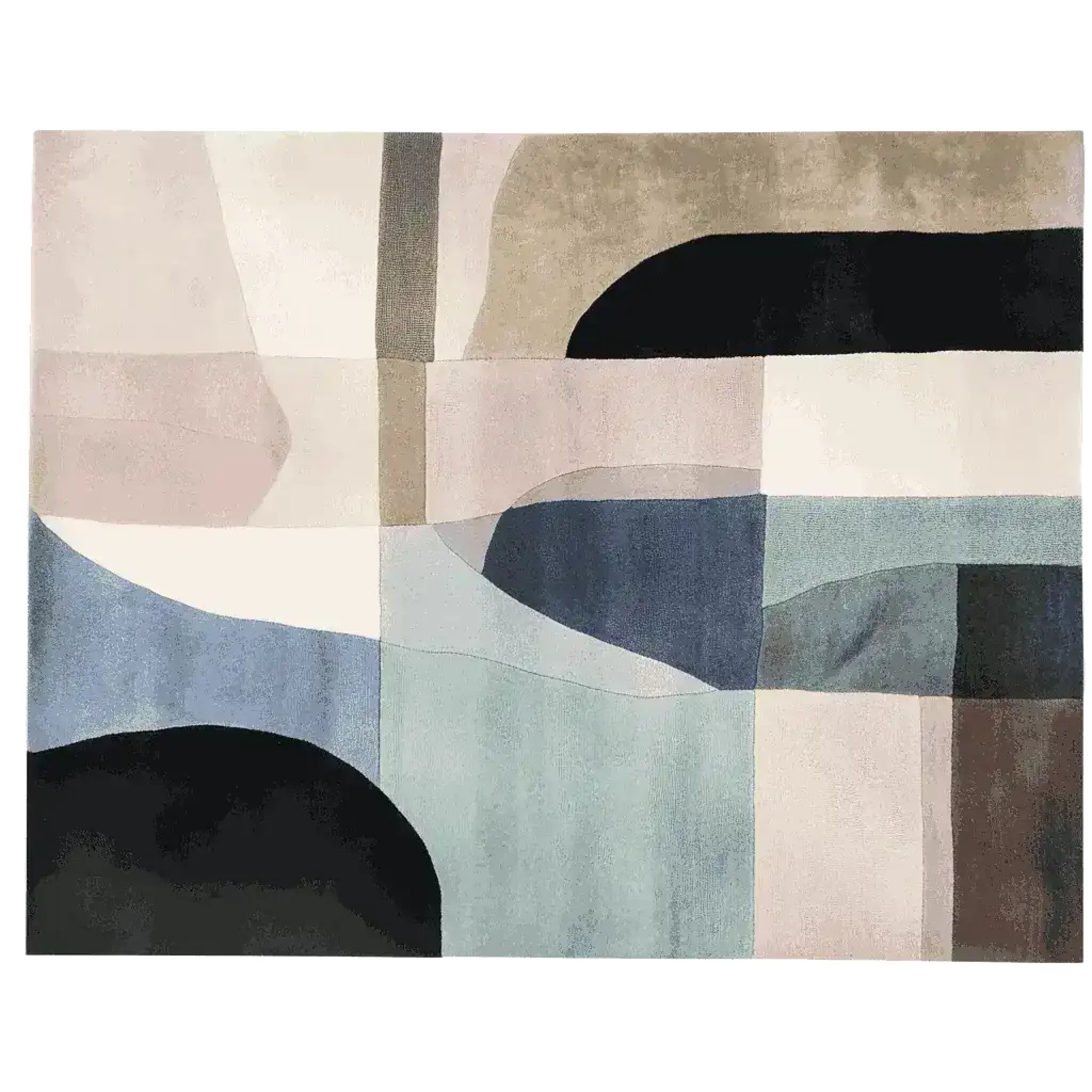 Shifting Horizon Tones Hand Tufted Rug - Image 3