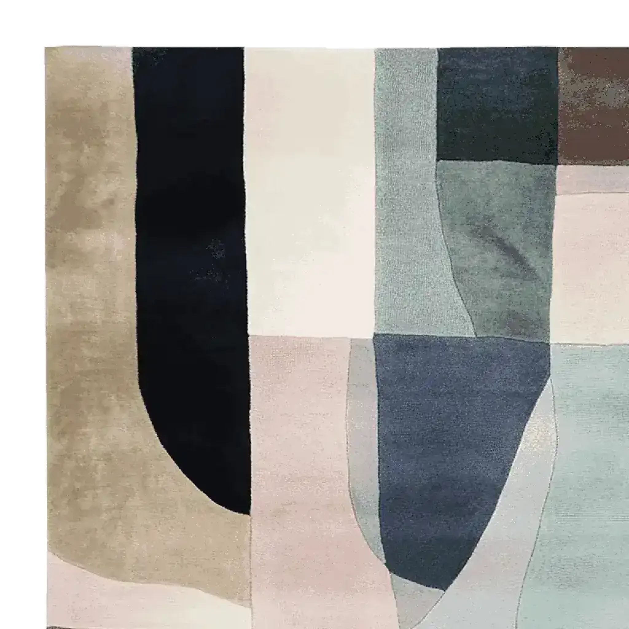 Shifting Horizon Tones Hand Tufted Rug - Image 4