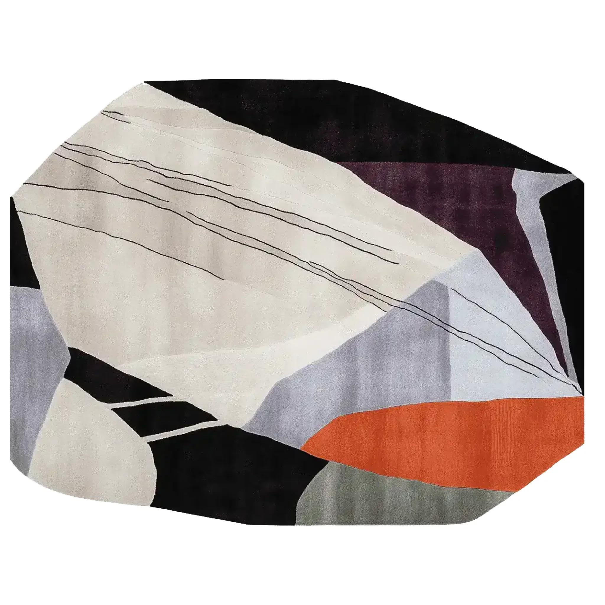 Silent Shape Theory Hand Tufted Rug - Image 10