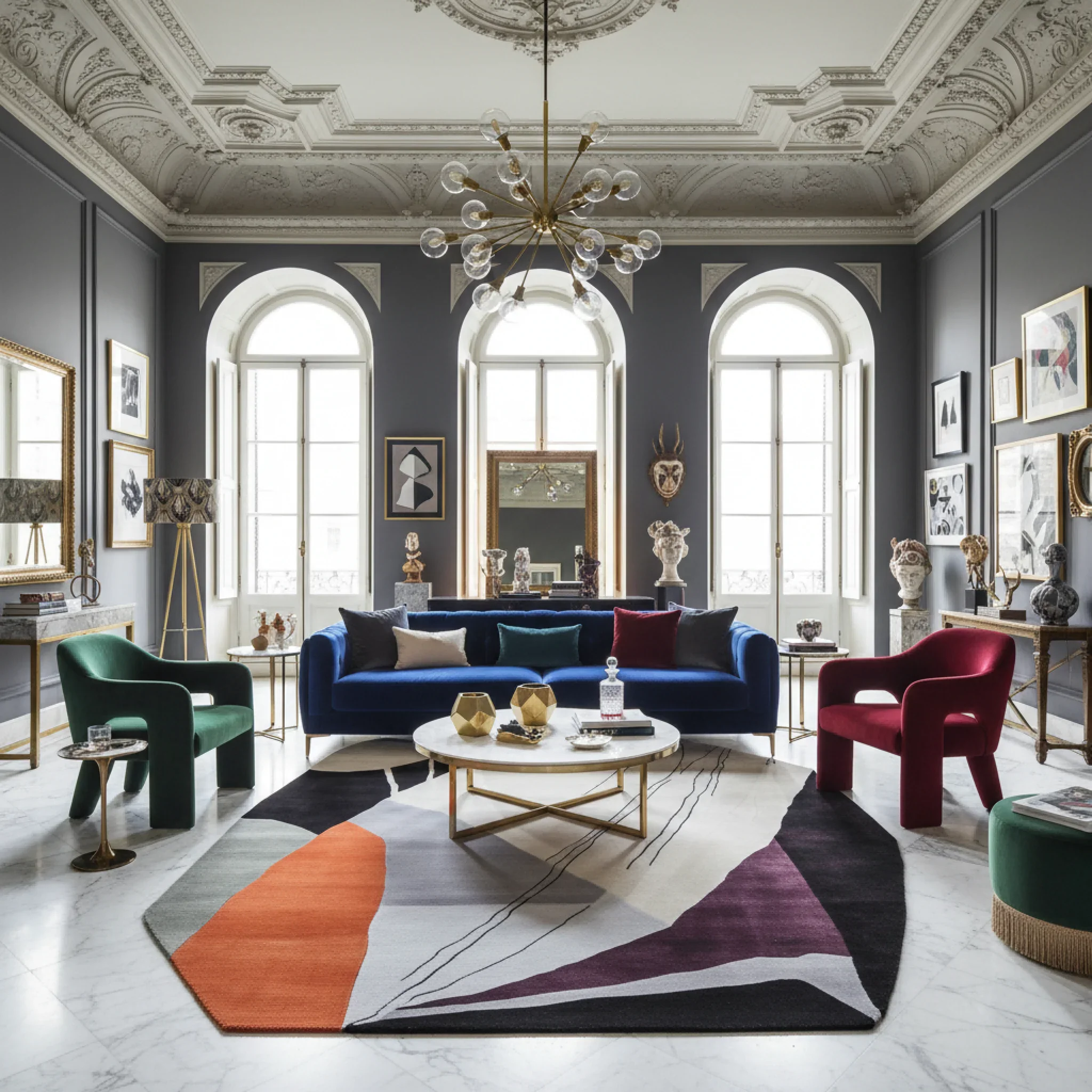 Silent Shape Theory Hand Tufted Rug - Image 8