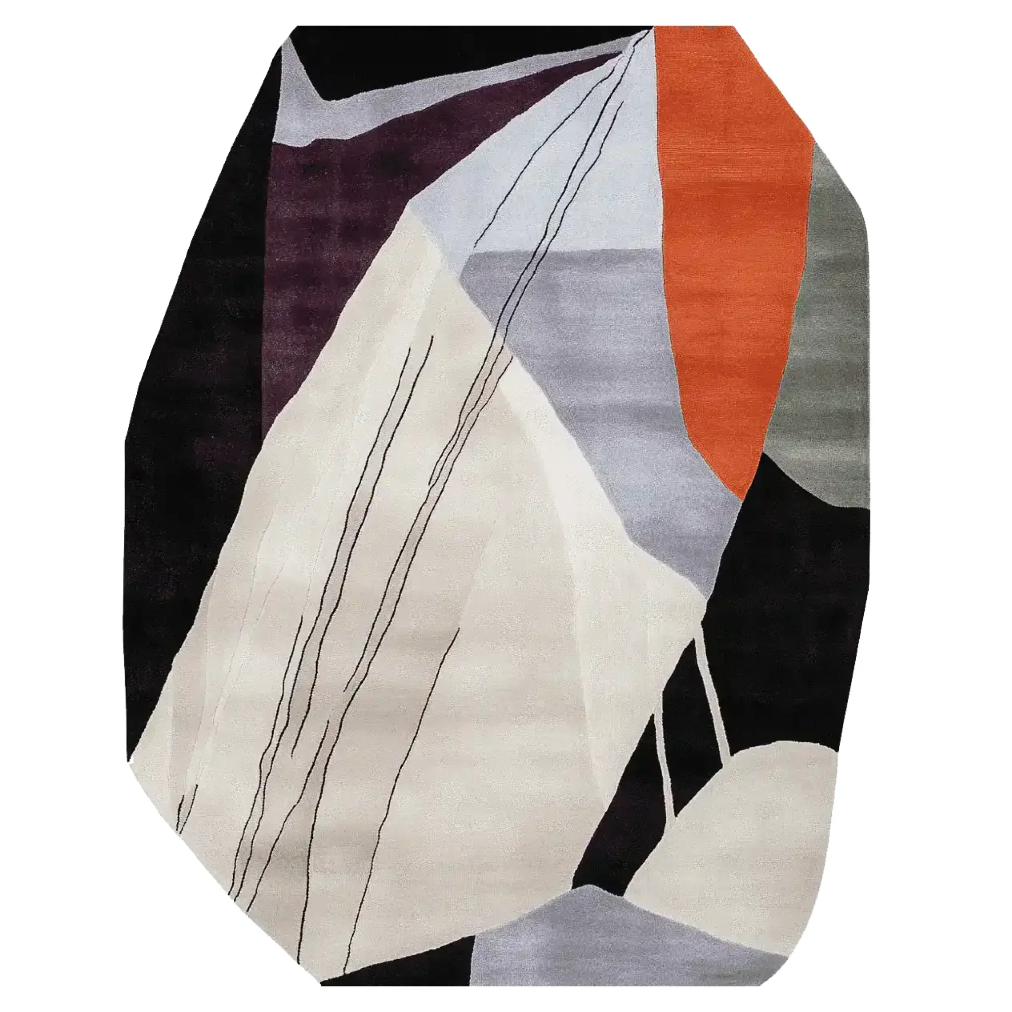 Silent Shape Theory Hand Tufted Rug - Image 9