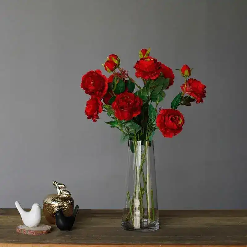 Silk Peony Floral Stem - 2 pcs - Image 11
