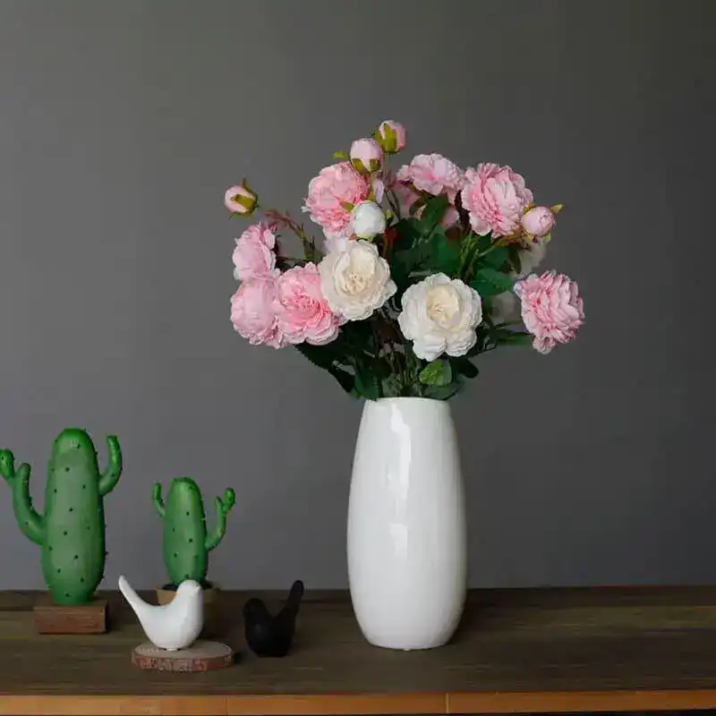 Silk Peony Floral Stem - 2 pcs - Image 7