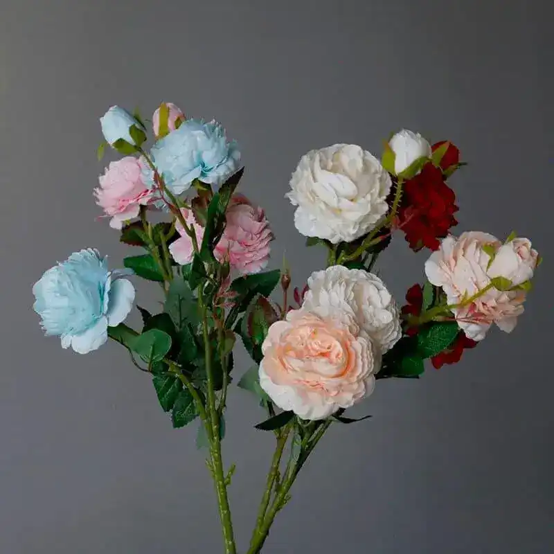 Silk Peony Floral Stem - 2 pcs - Image 9