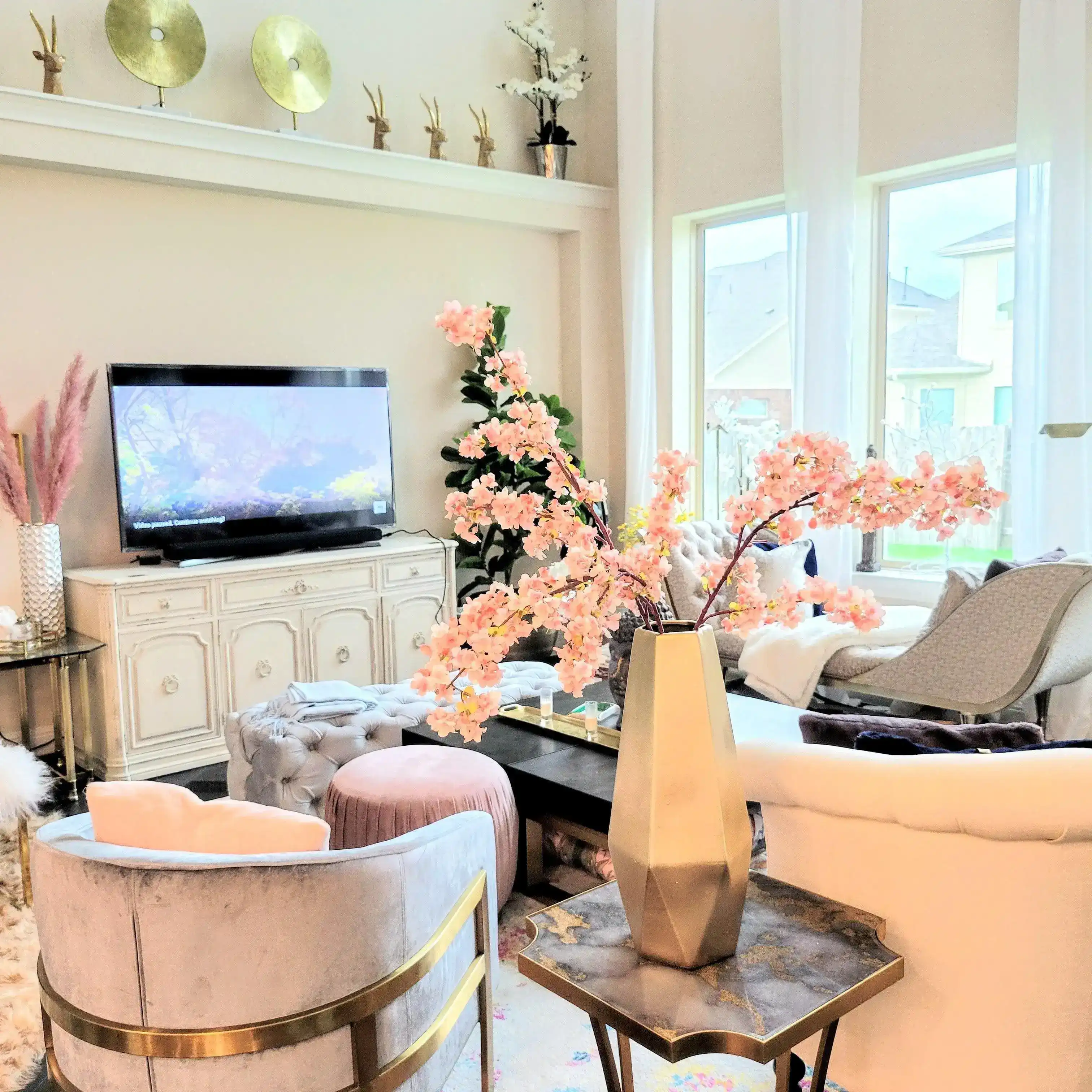 Silk Pink Cherry Blossom - Image 4