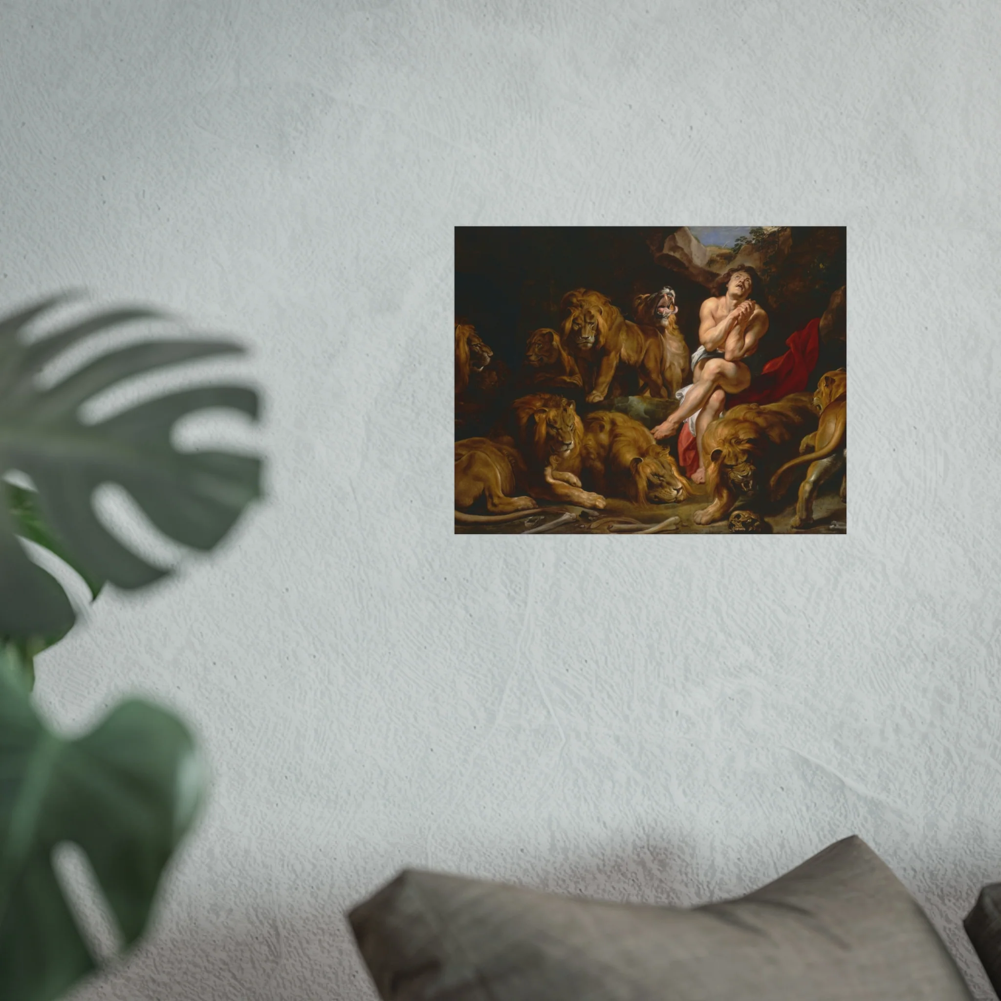Sir Peter Paul Rubens - Daniel in the Lions' Den - Google Art Project | Fine Art Poster - Image 5