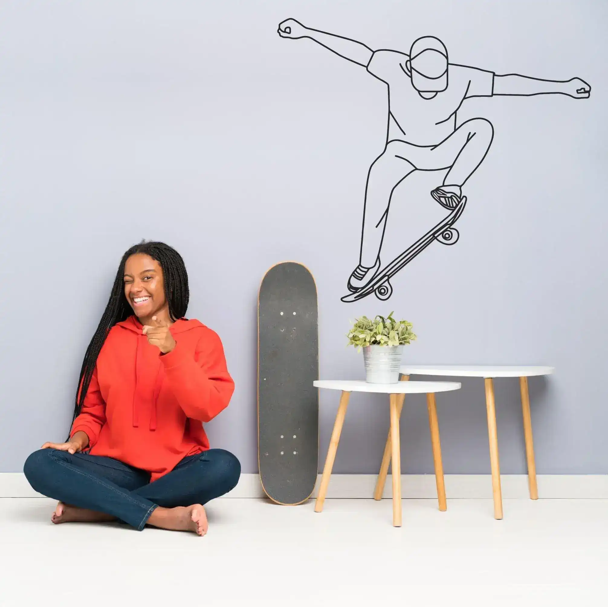 Skateboarder Metal Wall Art - Image 8