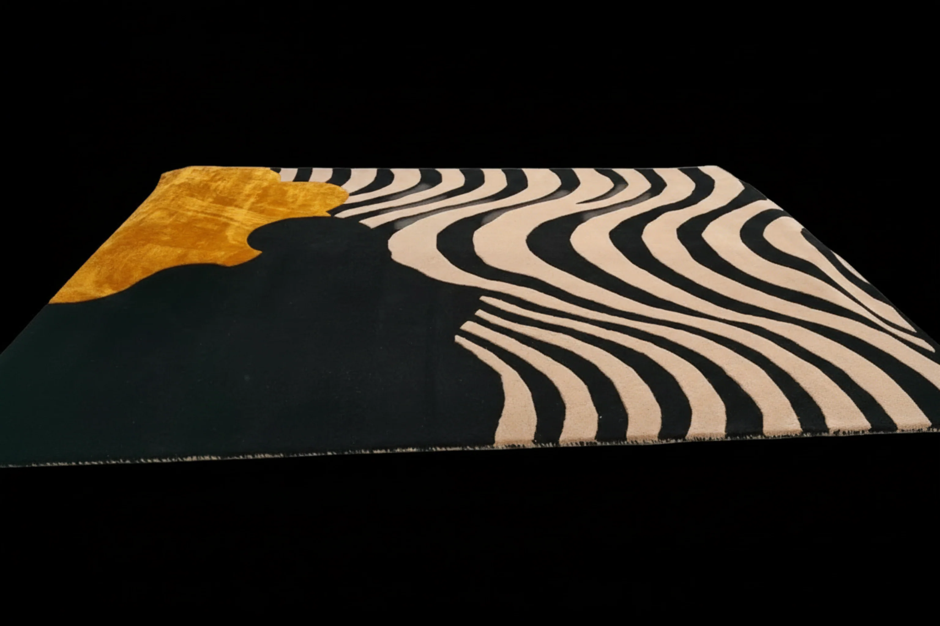 Sleek Stripes Tufted Wool Rug - Image 9