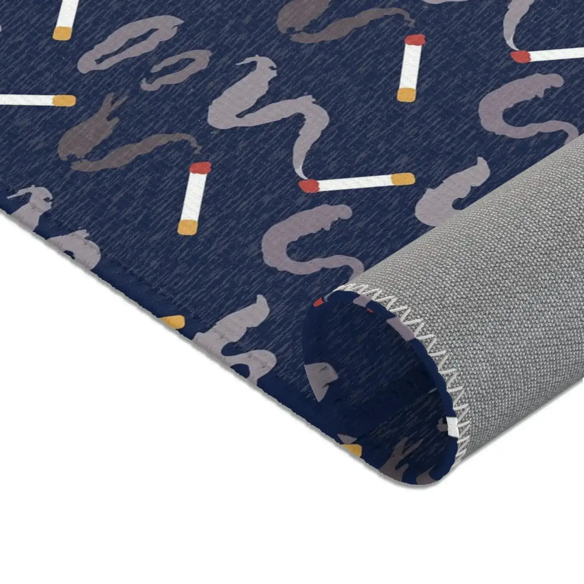 Smoking Matchstick Pattern Accent Rug - Image 7
