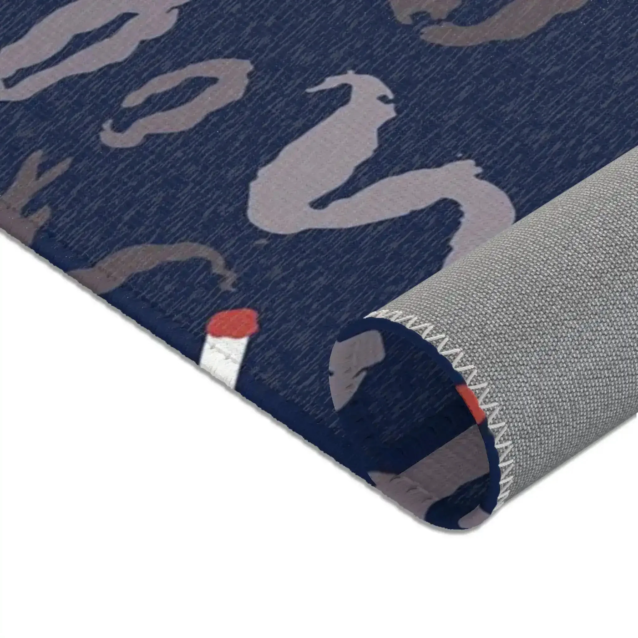 Smoking Matchstick Pattern Accent Rug - Image 9