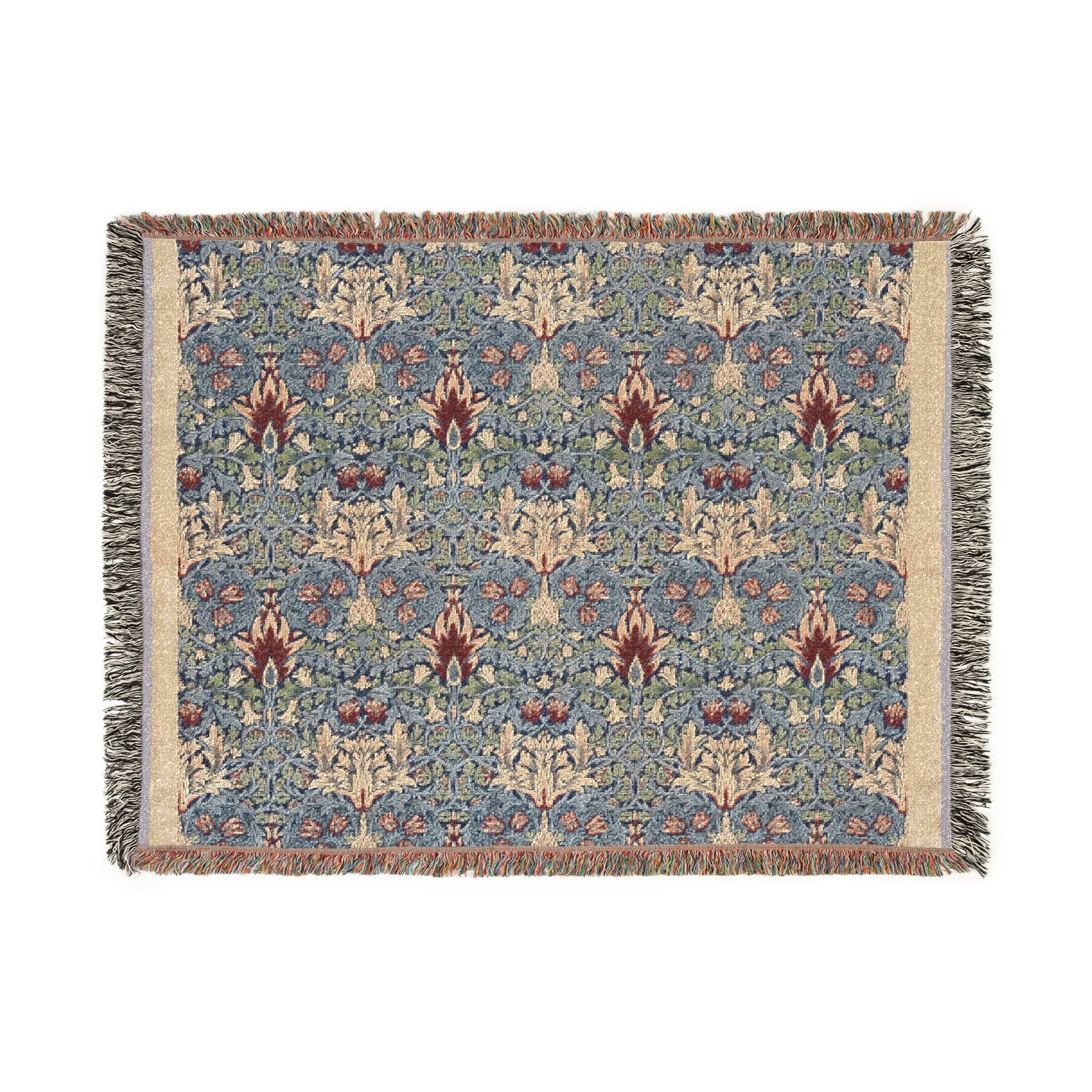 snakeshead-william-morris | Woven Tapestry Blanket - Image 10