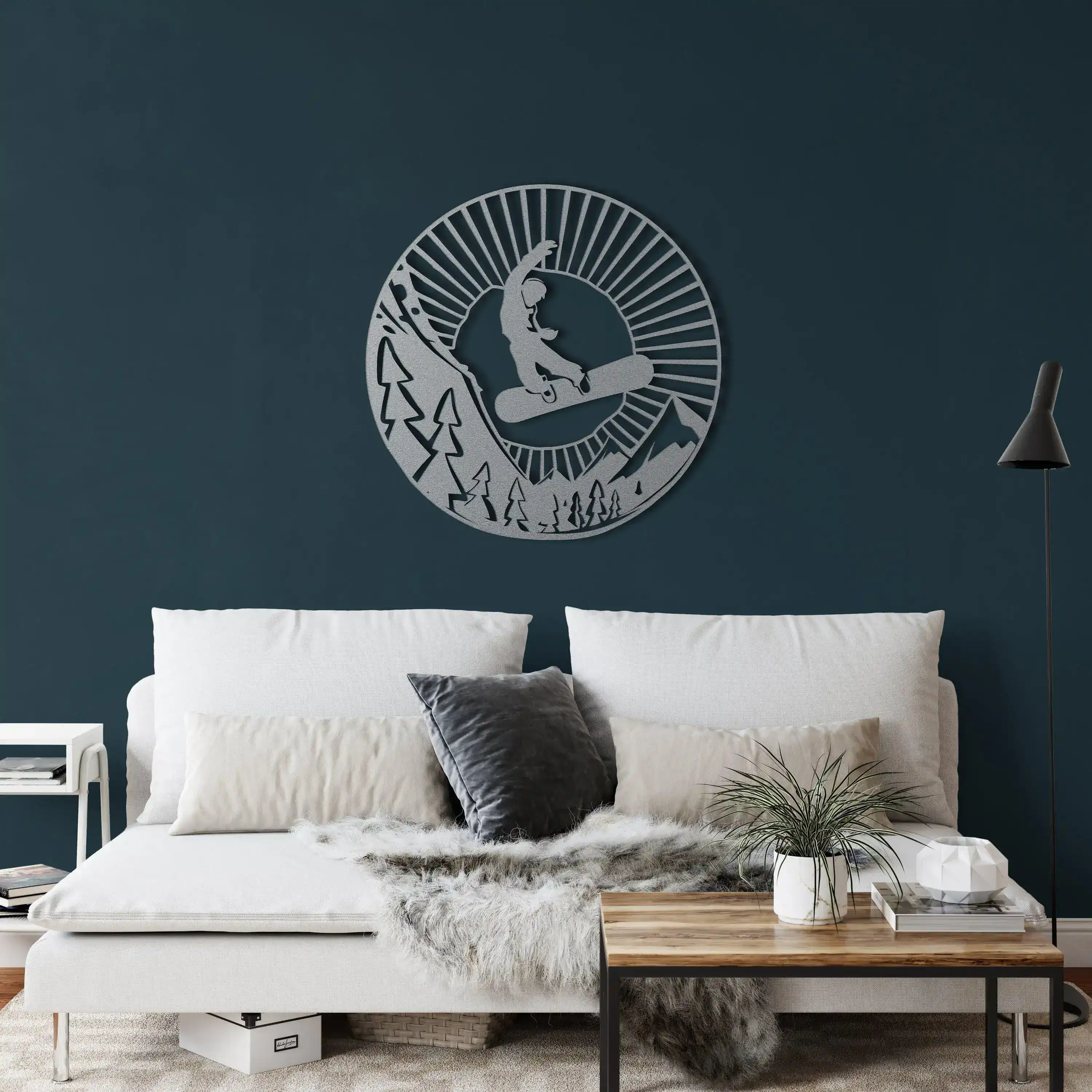 Snowboarder Metal Wall Decor - Image 9