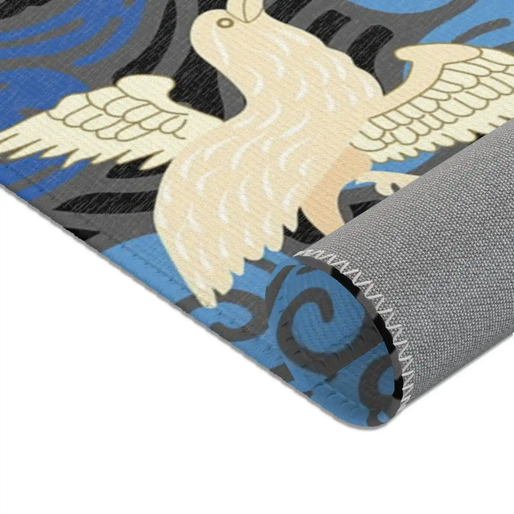 Soaring Phoenixes in Stormy Sky Accent Rug - Image 9