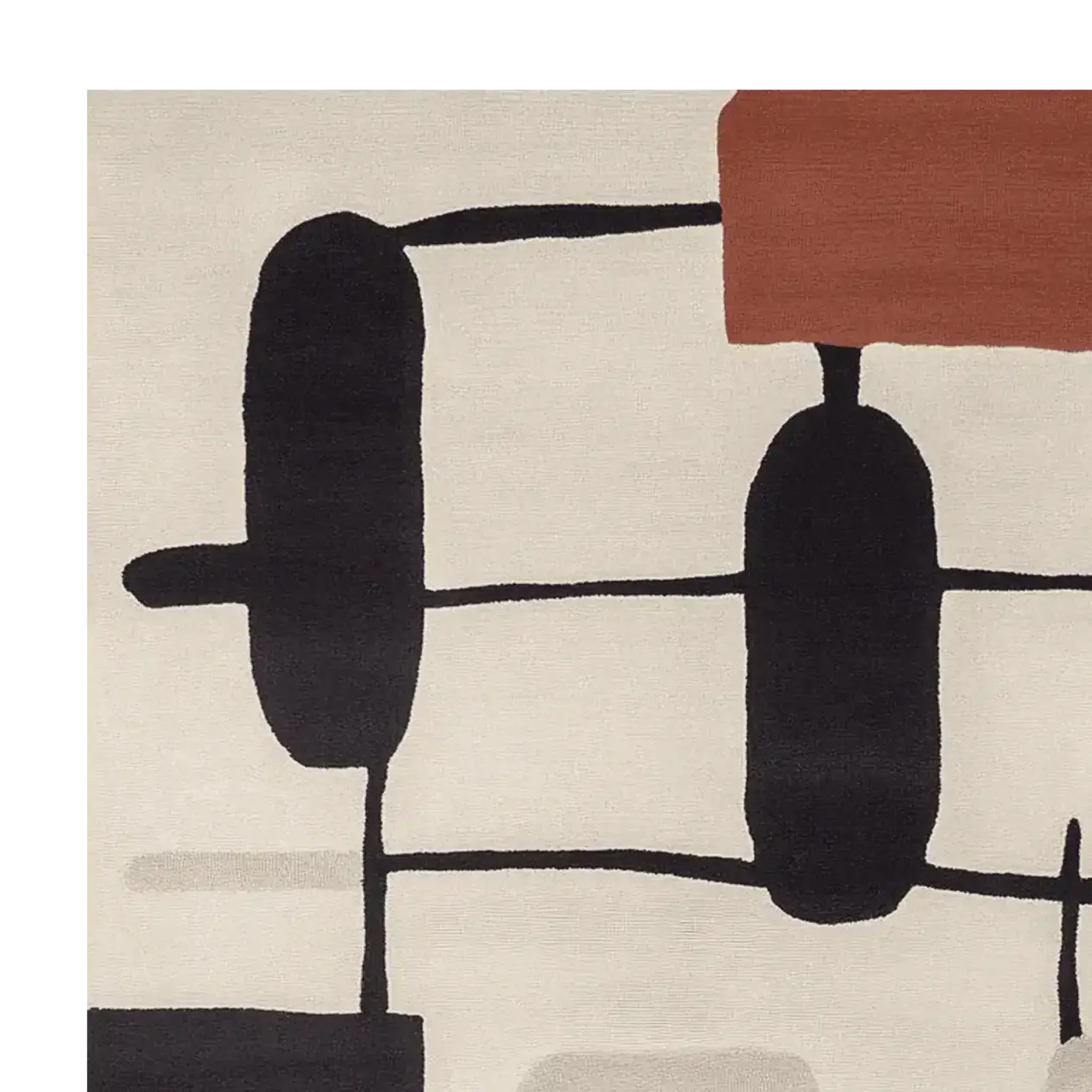Soft Circuit Rhythm Hand Tufted Rug - Image 5