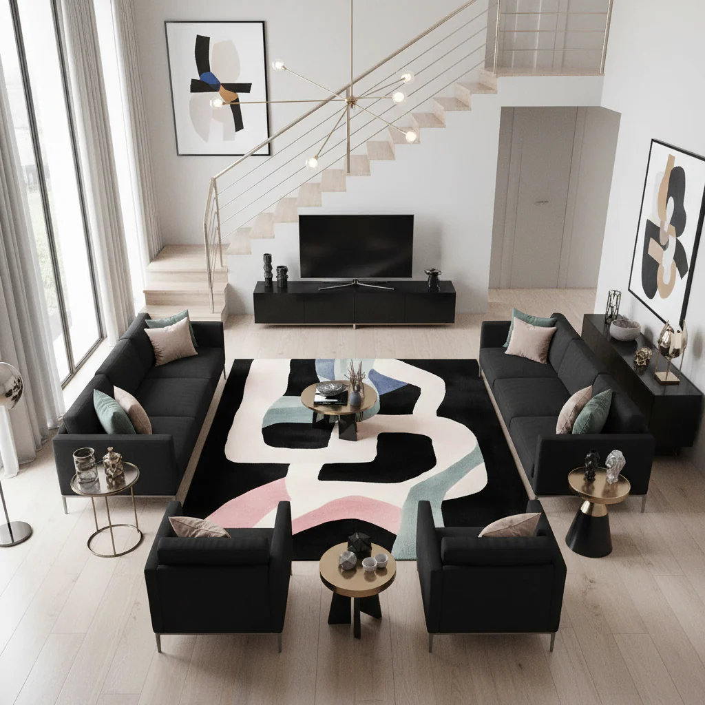Soft Pathways Twist Hand Tufted Rug - Image 2
