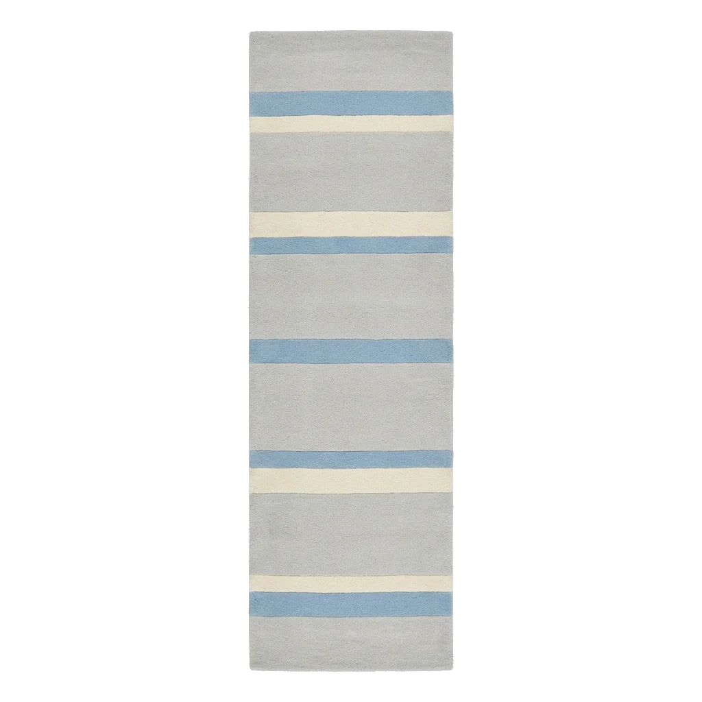 Soft Stripe Hand Tufted Runner Rug