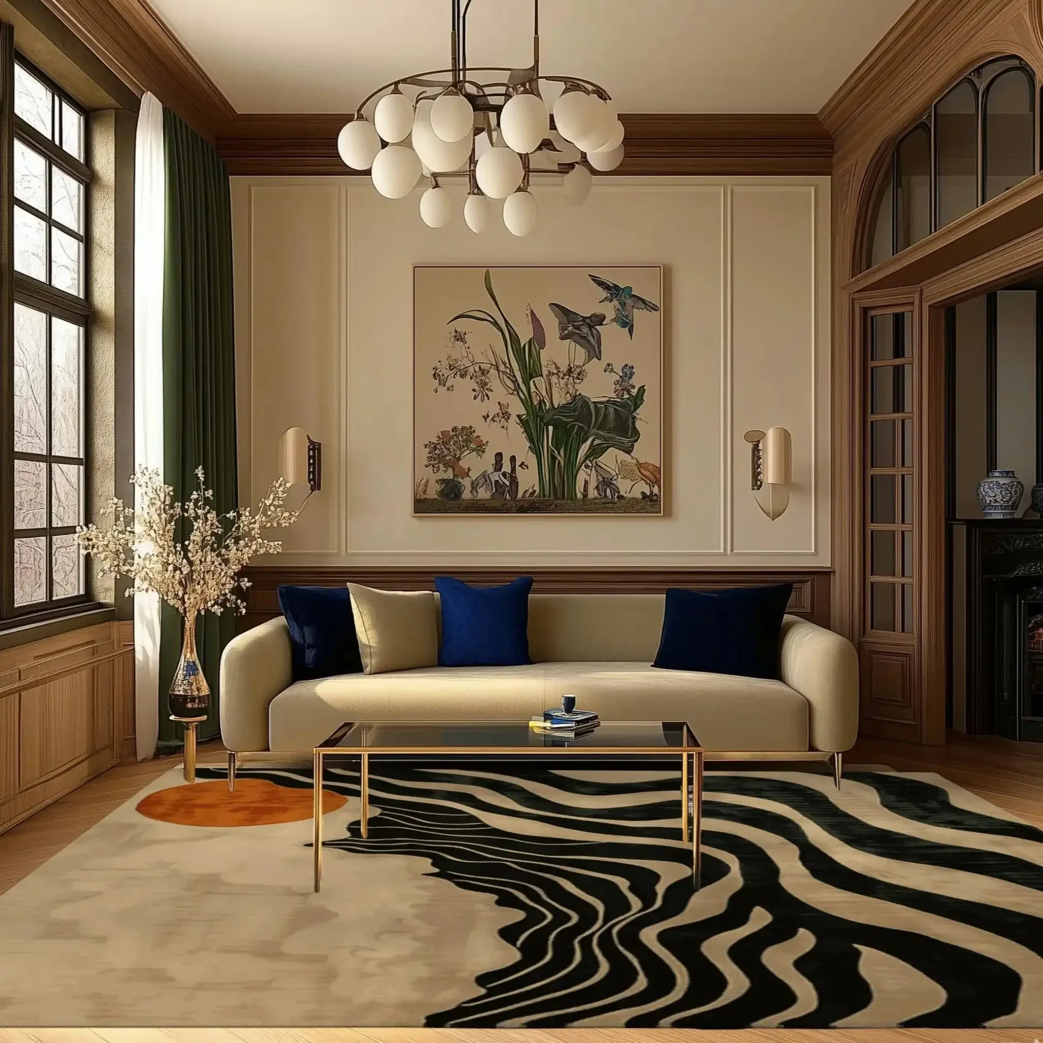 Solar Symphony Hand Tufted Rug - Image 5