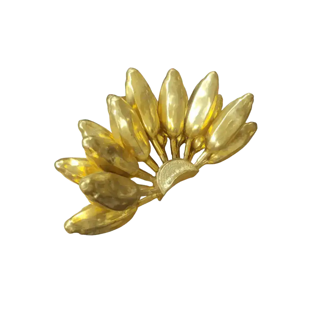 Solid Brass Banana Bunch Decor - Image 4