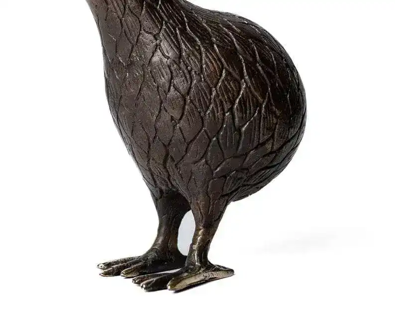 Solid Brass Kiwi Miniature Figurine - Image 5