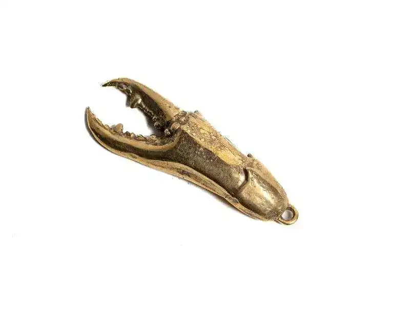 Solid Brass Lobster Claw Bottle Opener - Image 5