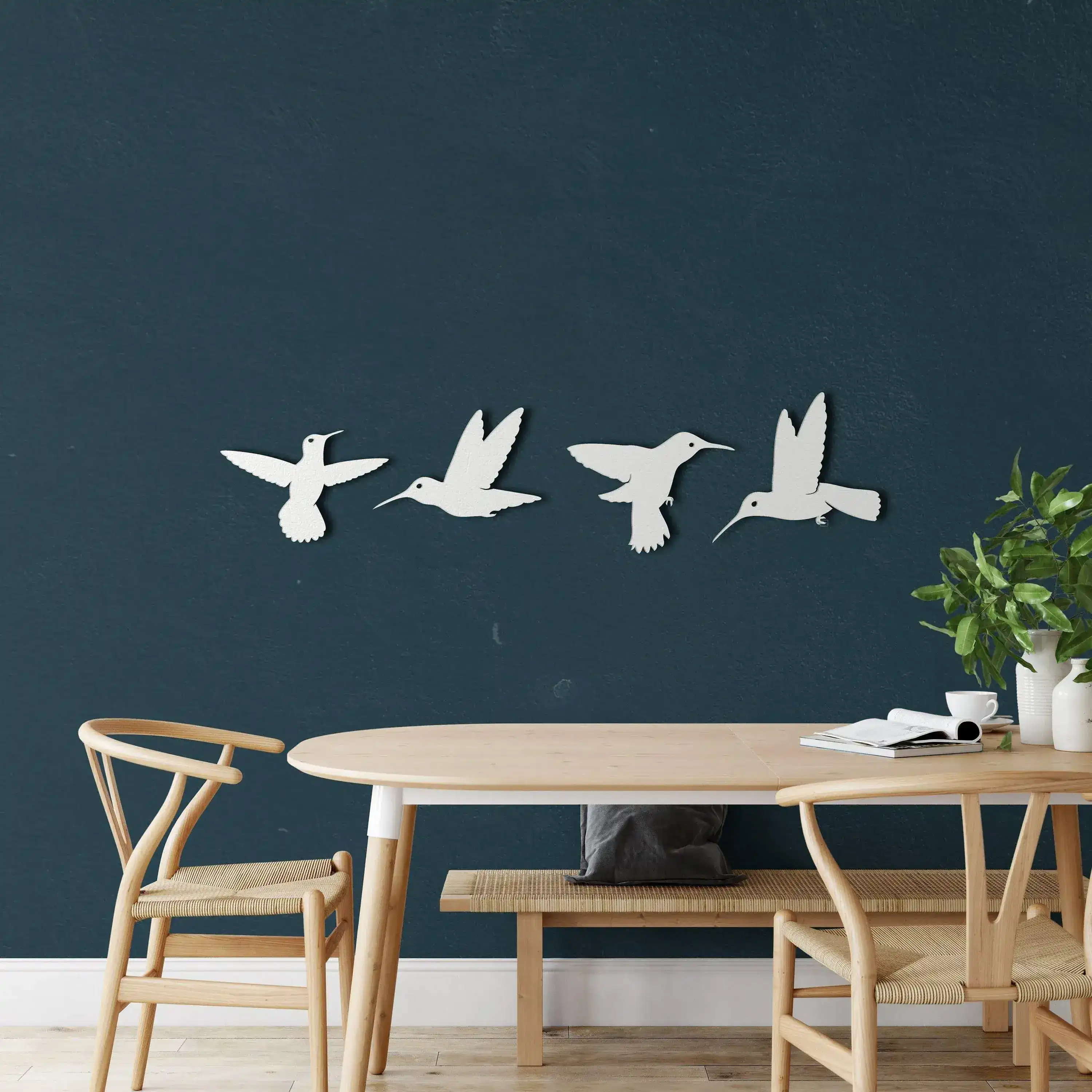 Solid Metal Flying Birds Metal Wall Hanging Decor - Image 8