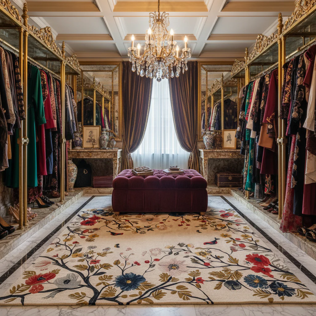 Song of the Vine Hand Tufted Rug - Image 2