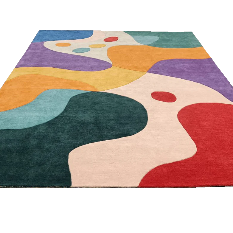 Spectrum Shapes Hand Tufted Rug Runner - Image 7
