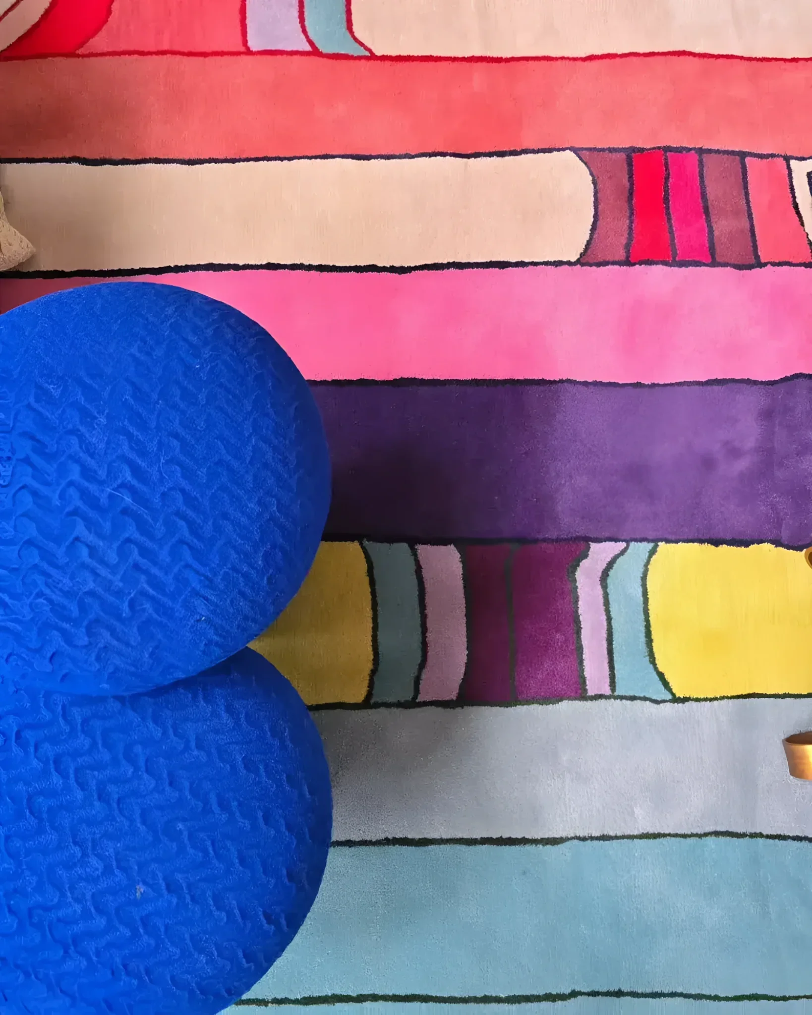Spectrum Stripe Hand Tufted Rug - Image 6