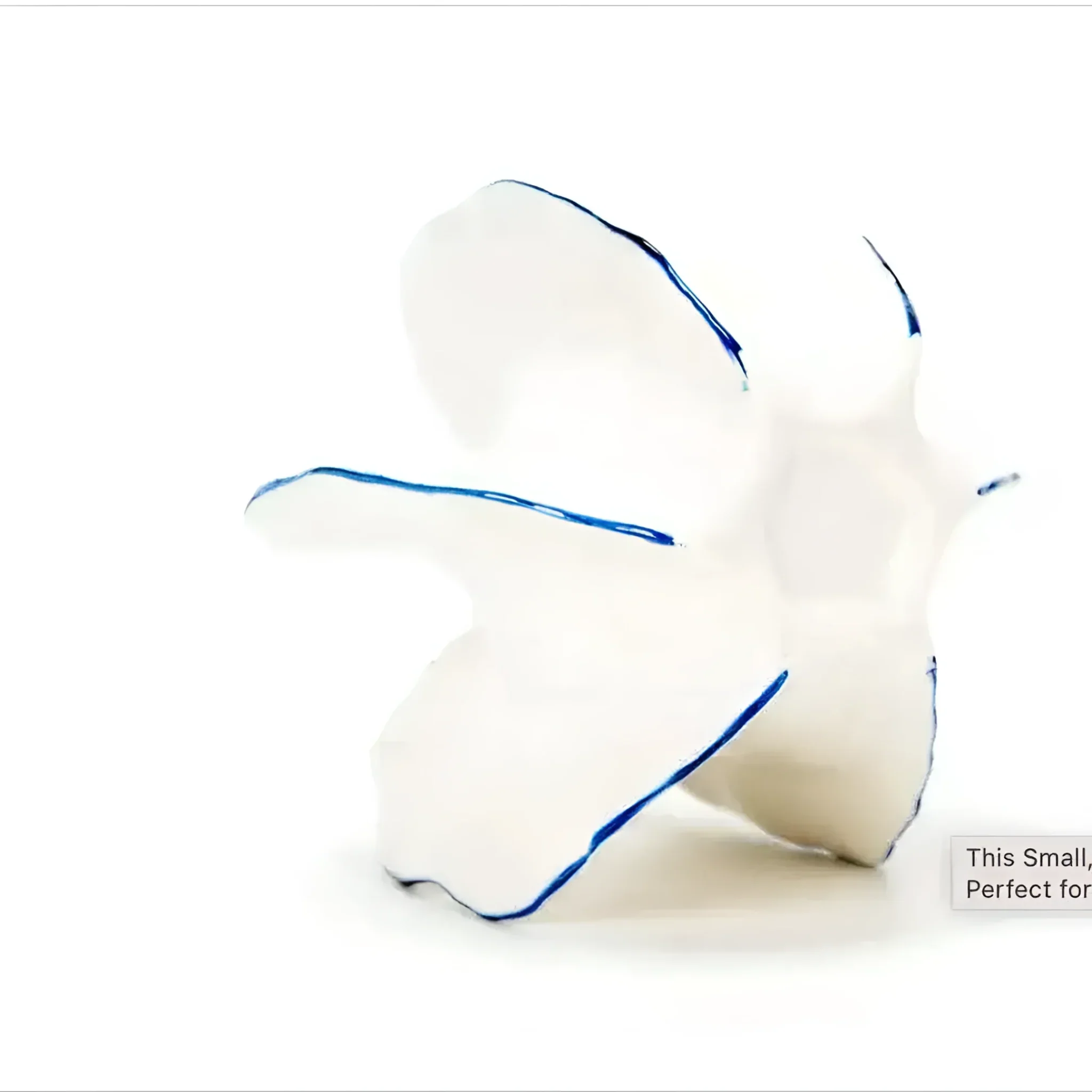 Sper Hand made White Ceramic Vase - Image 4