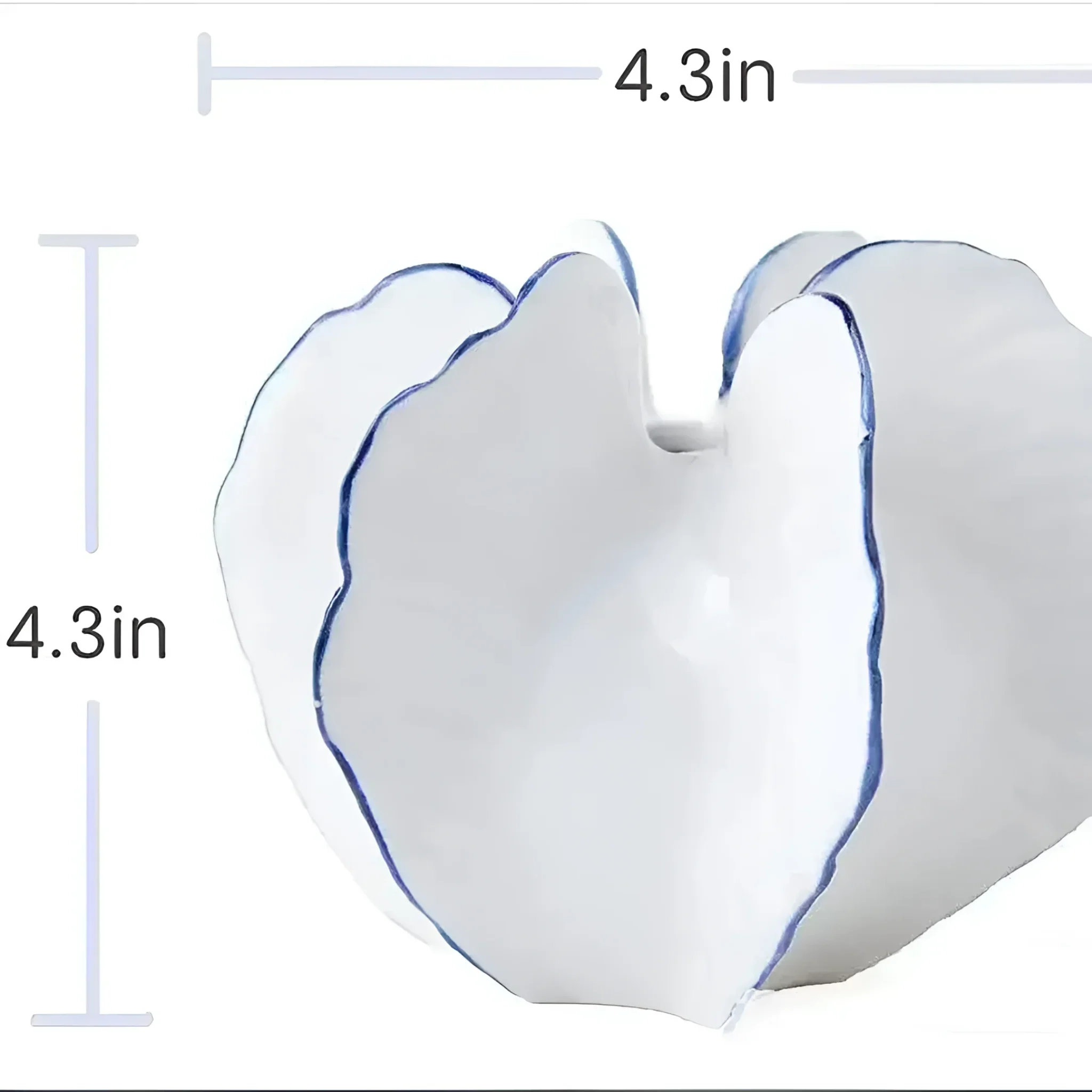 Sper Hand made White Ceramic Vase - Image 5