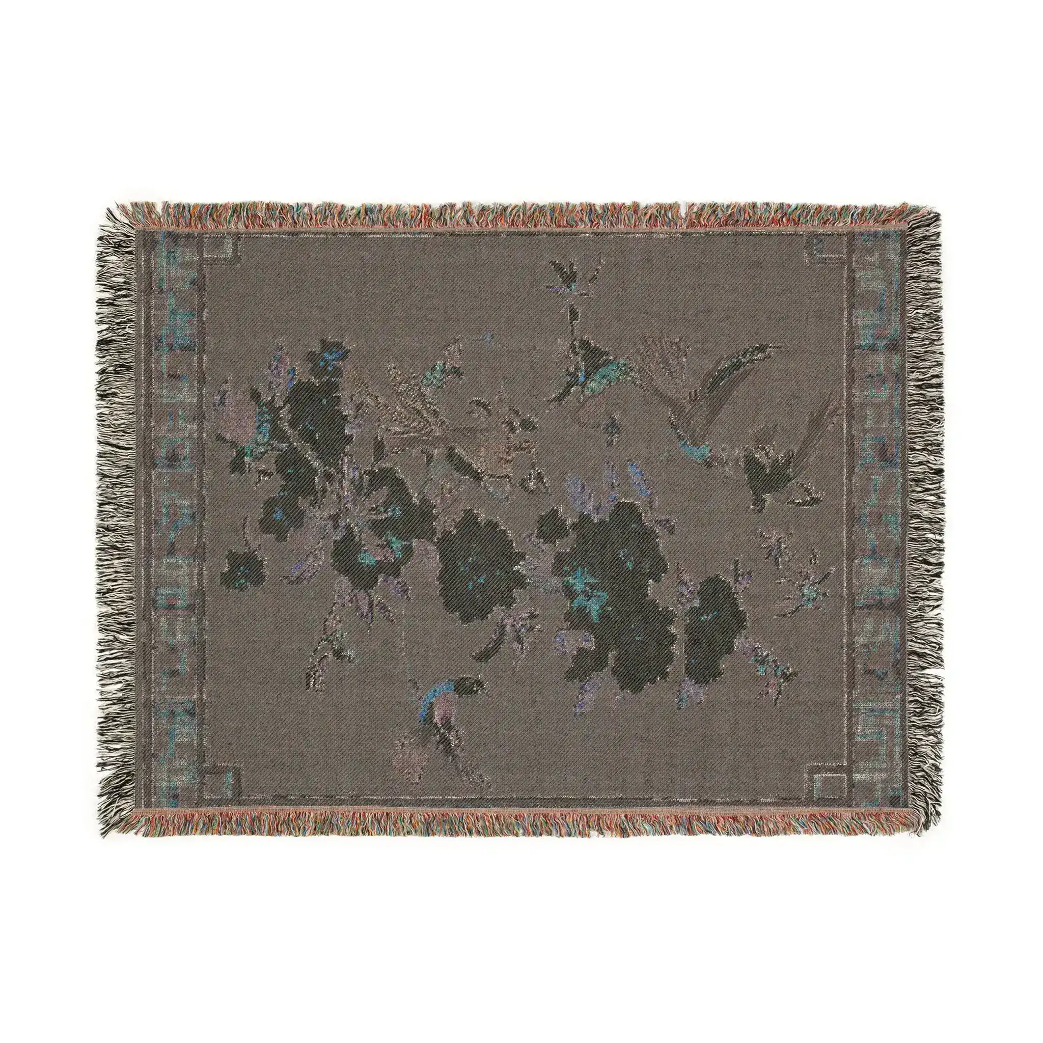 Spring Aviary Blossom Woven Blanket - Image 6