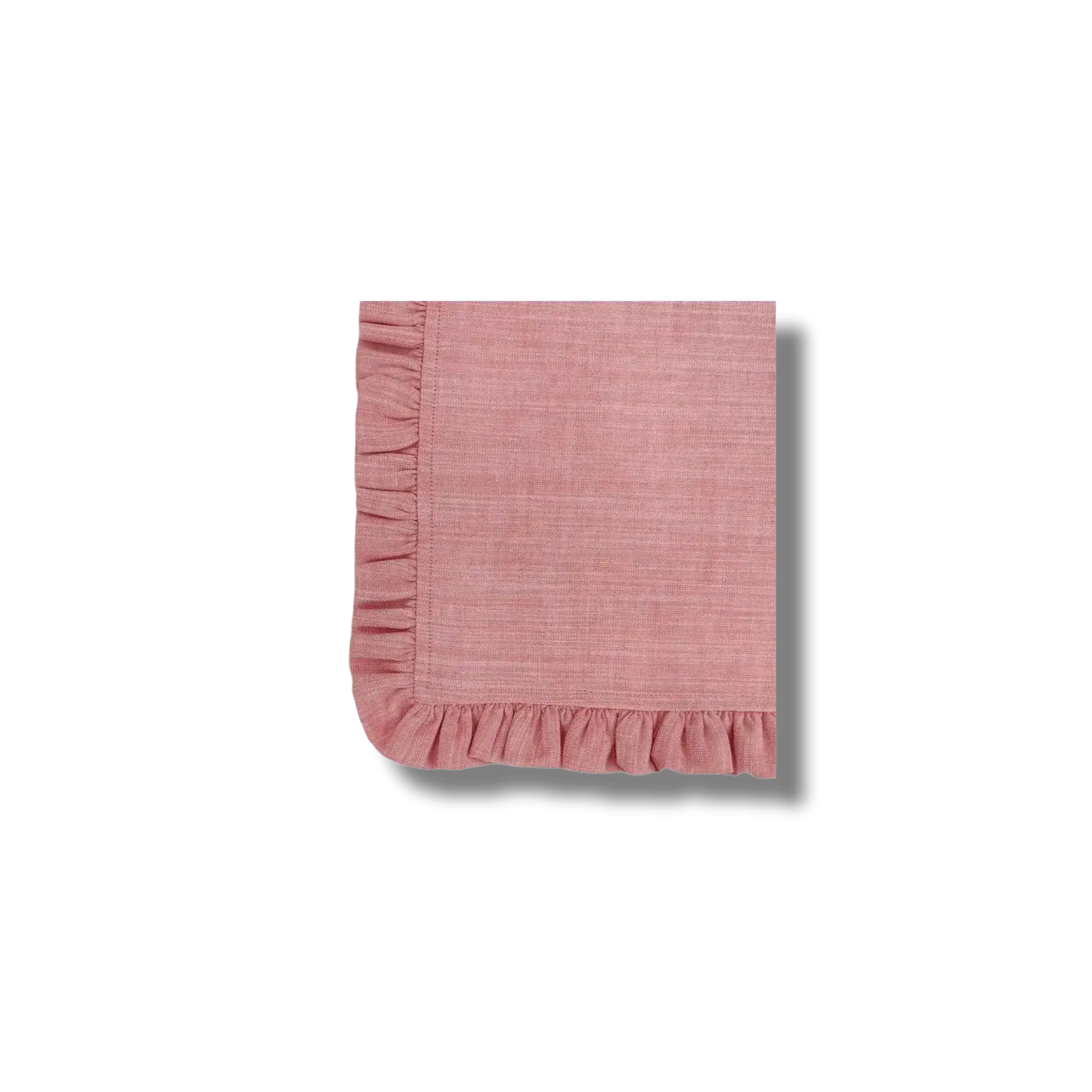 Square Linen Ruffle Napkins - Image 4