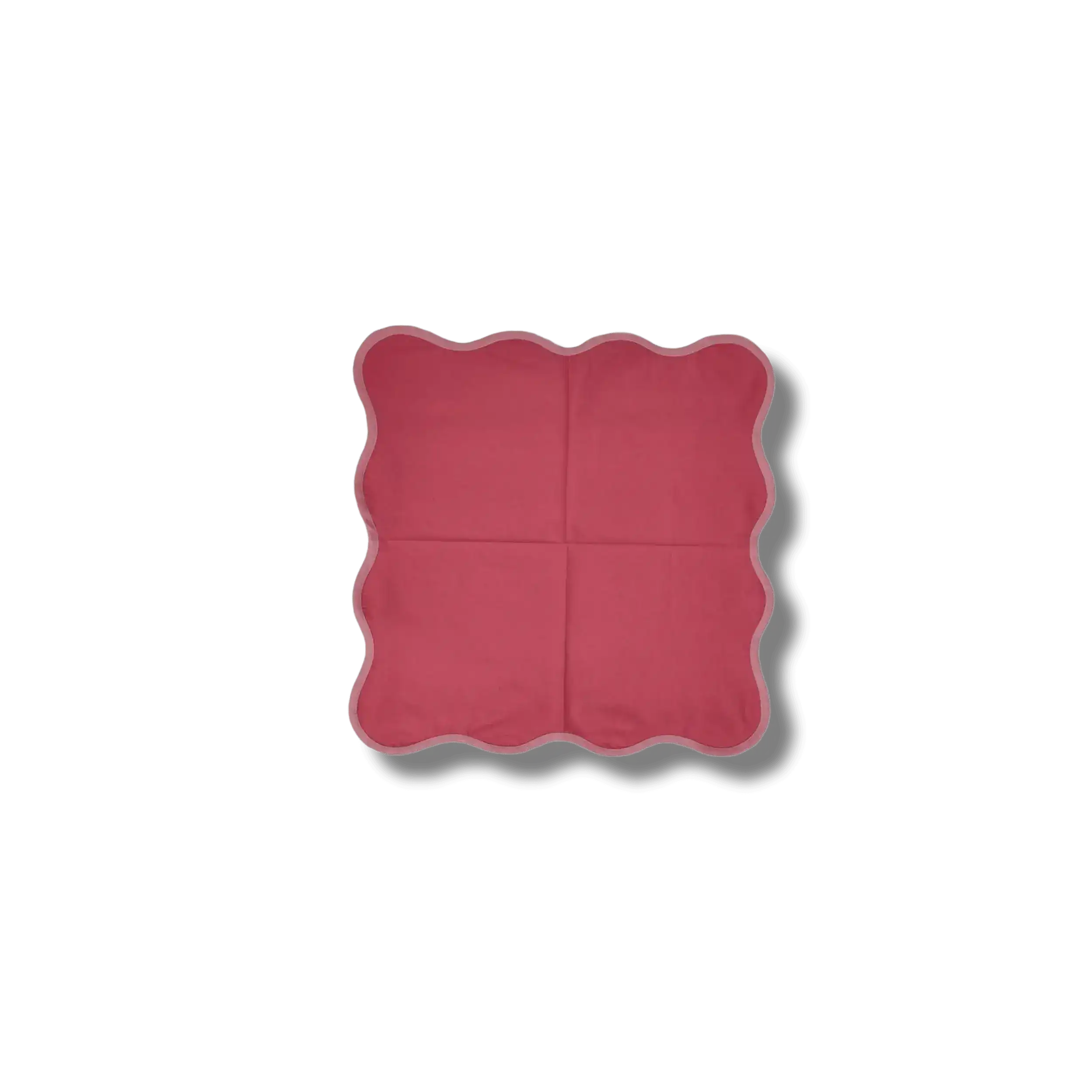 Square Scalloped Cotton Napkins - Image 6
