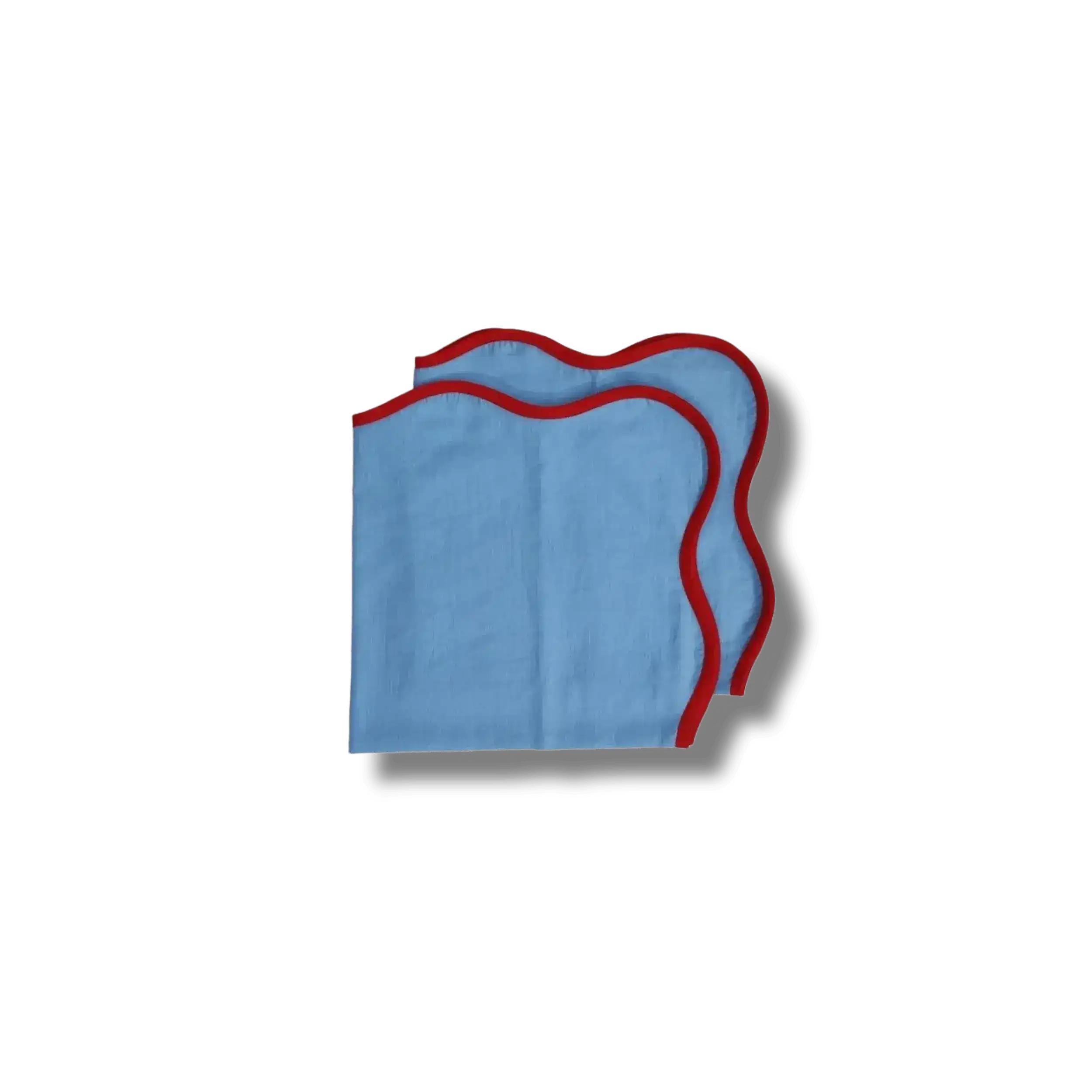 Square Scalloped Cotton Napkins - Image 9
