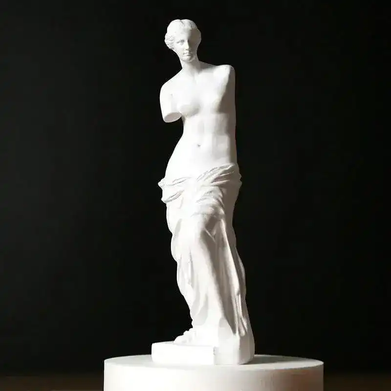 Standing Goddess Venus Statue - White - Image 2
