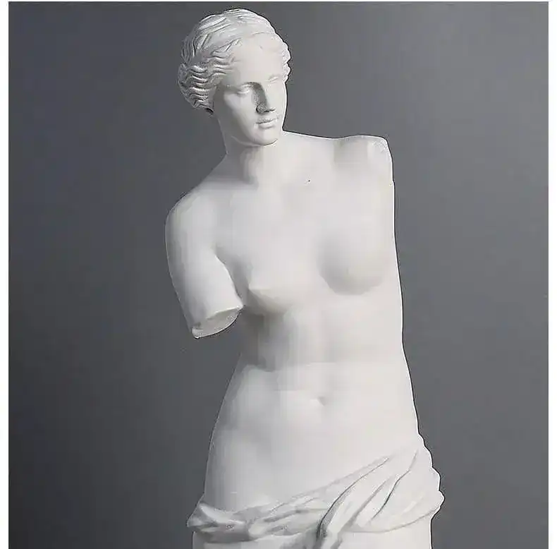 Standing Goddess Venus Statue - White - Image 3