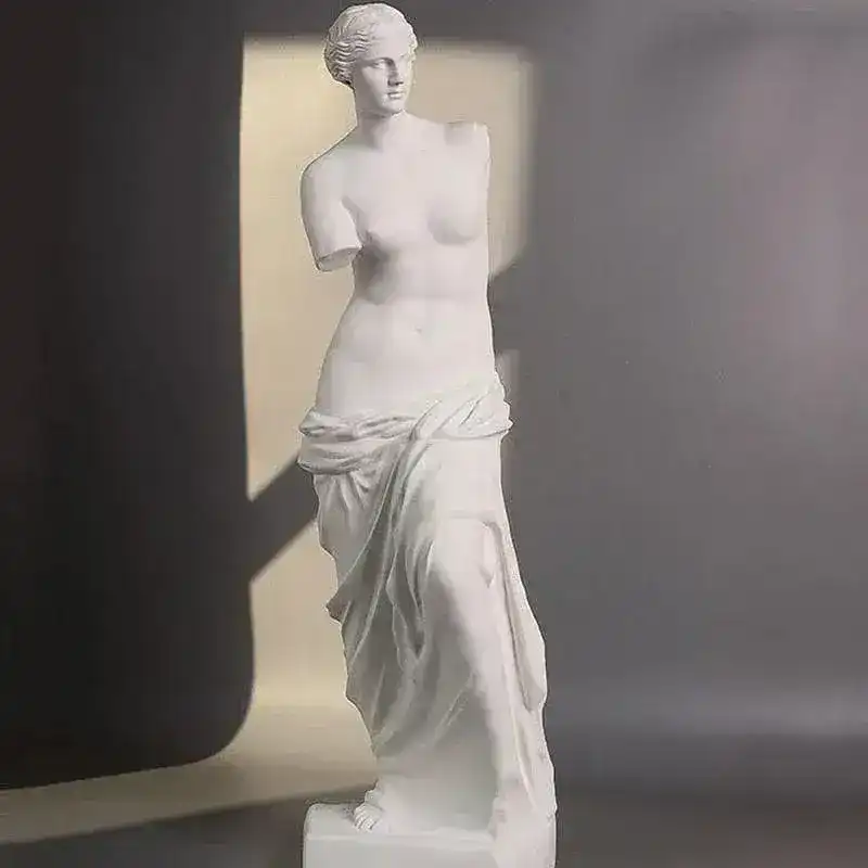 Standing Goddess Venus Statue - White - Image 5