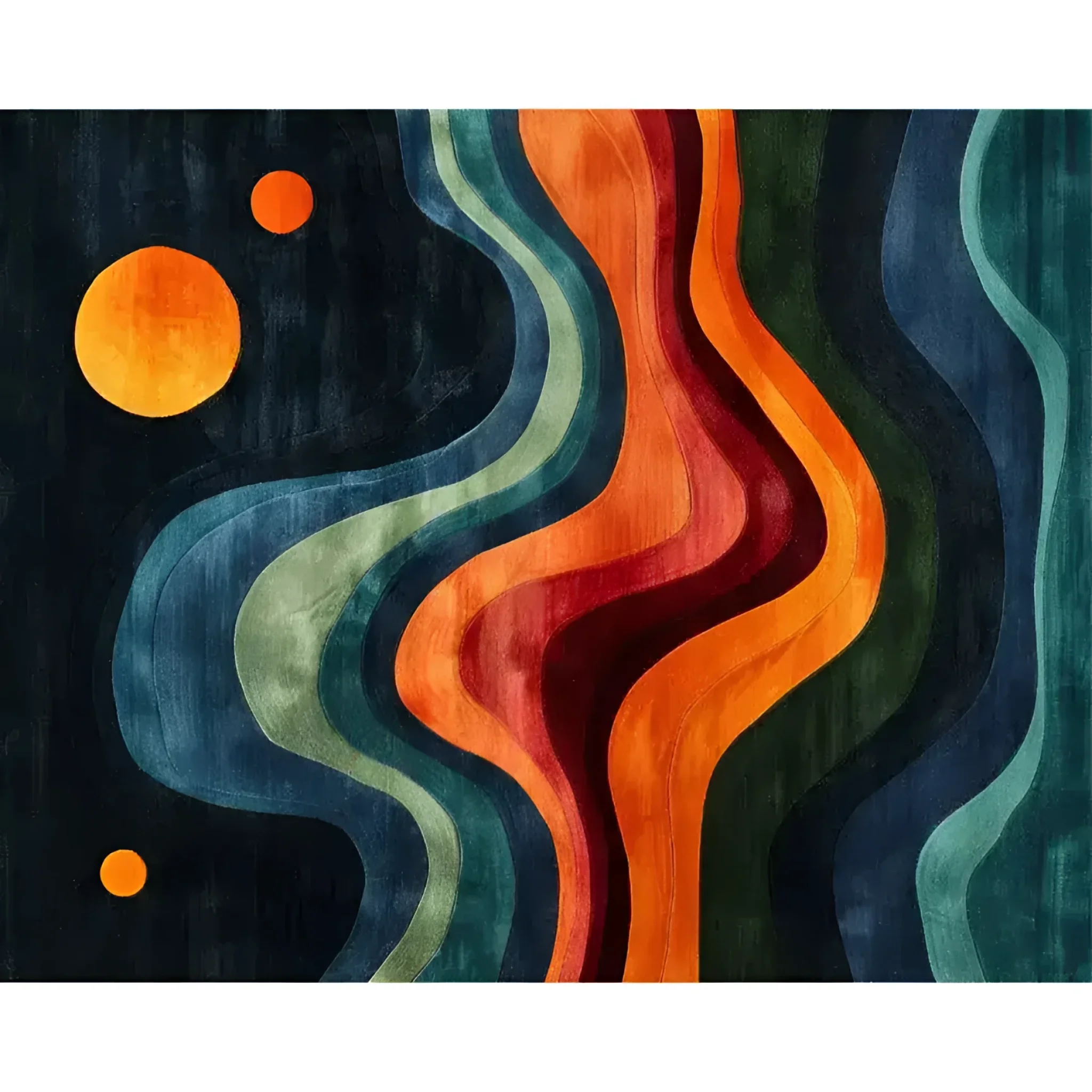Stellar Stripes Hand Tufted Wool Rug - Image 5