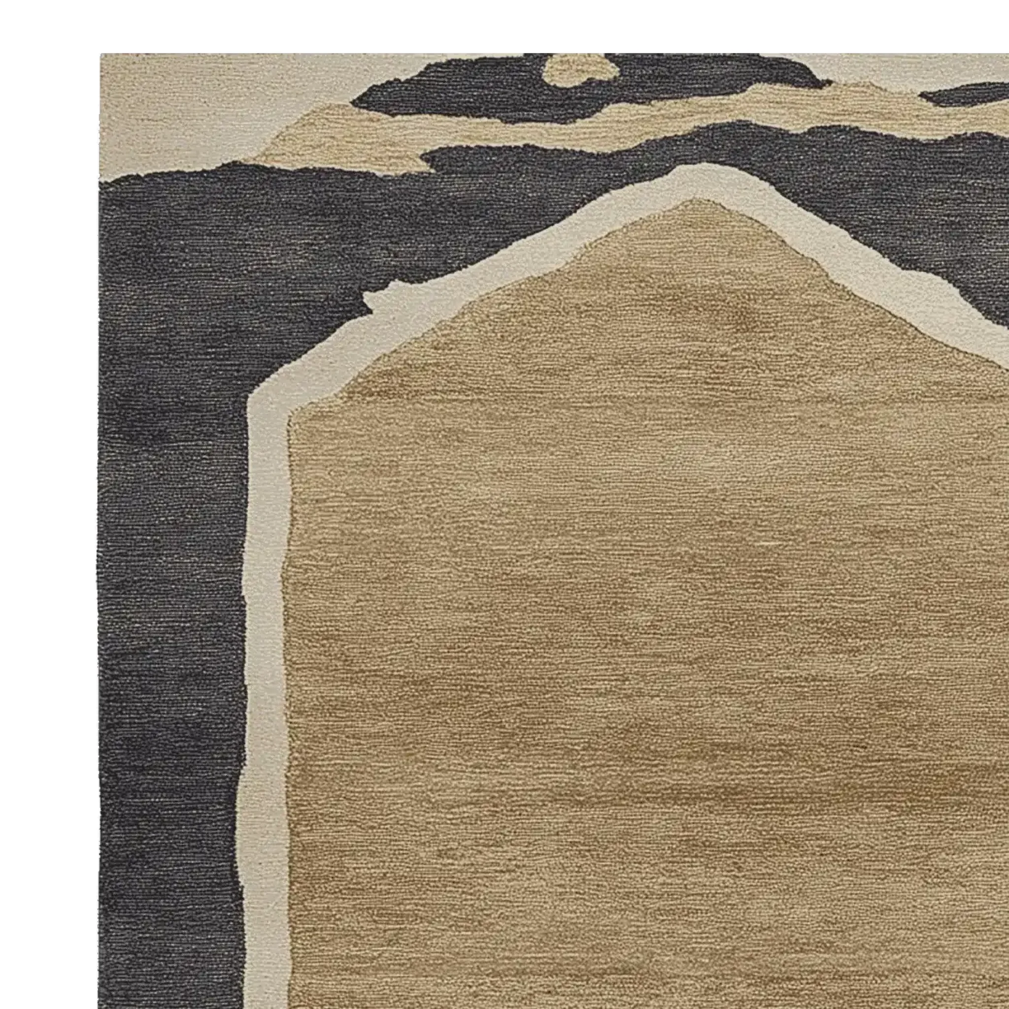 Stone Dune Border Hand Tufted Rug - Image 4