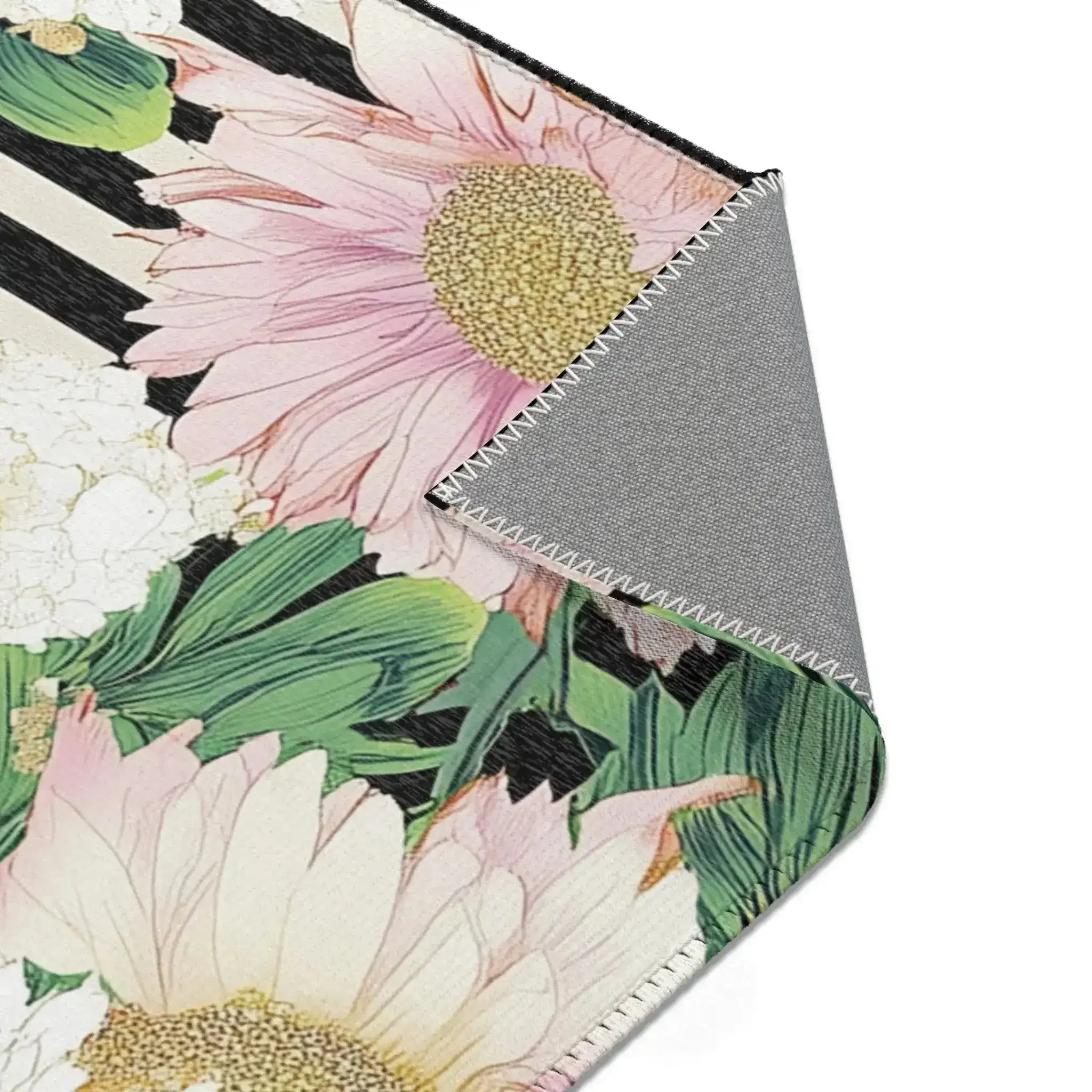Striped Garden Crane Accent Rug - Image 5