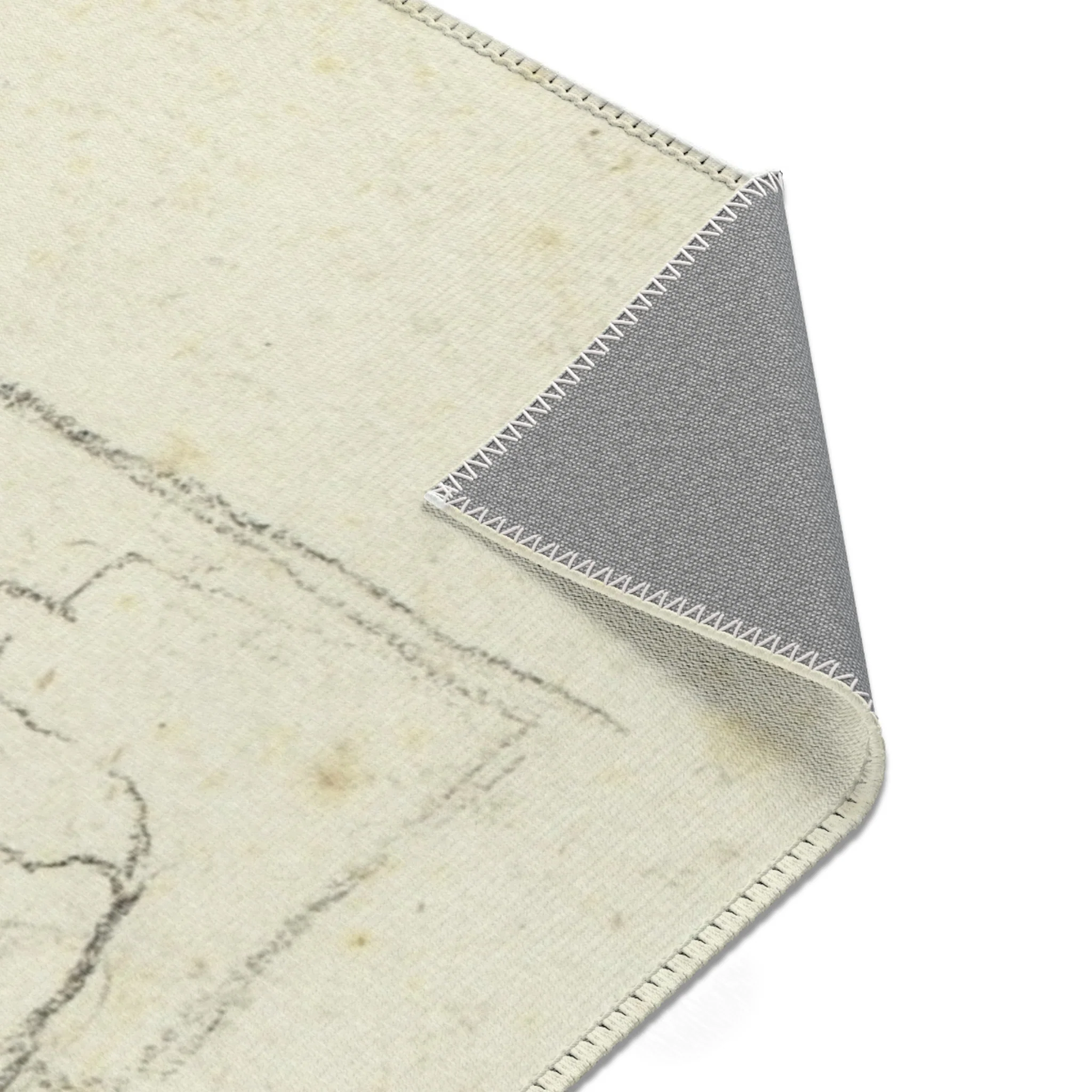 Style of Jacques Louis David - Seated Male Nude | Area Rug - Image 11