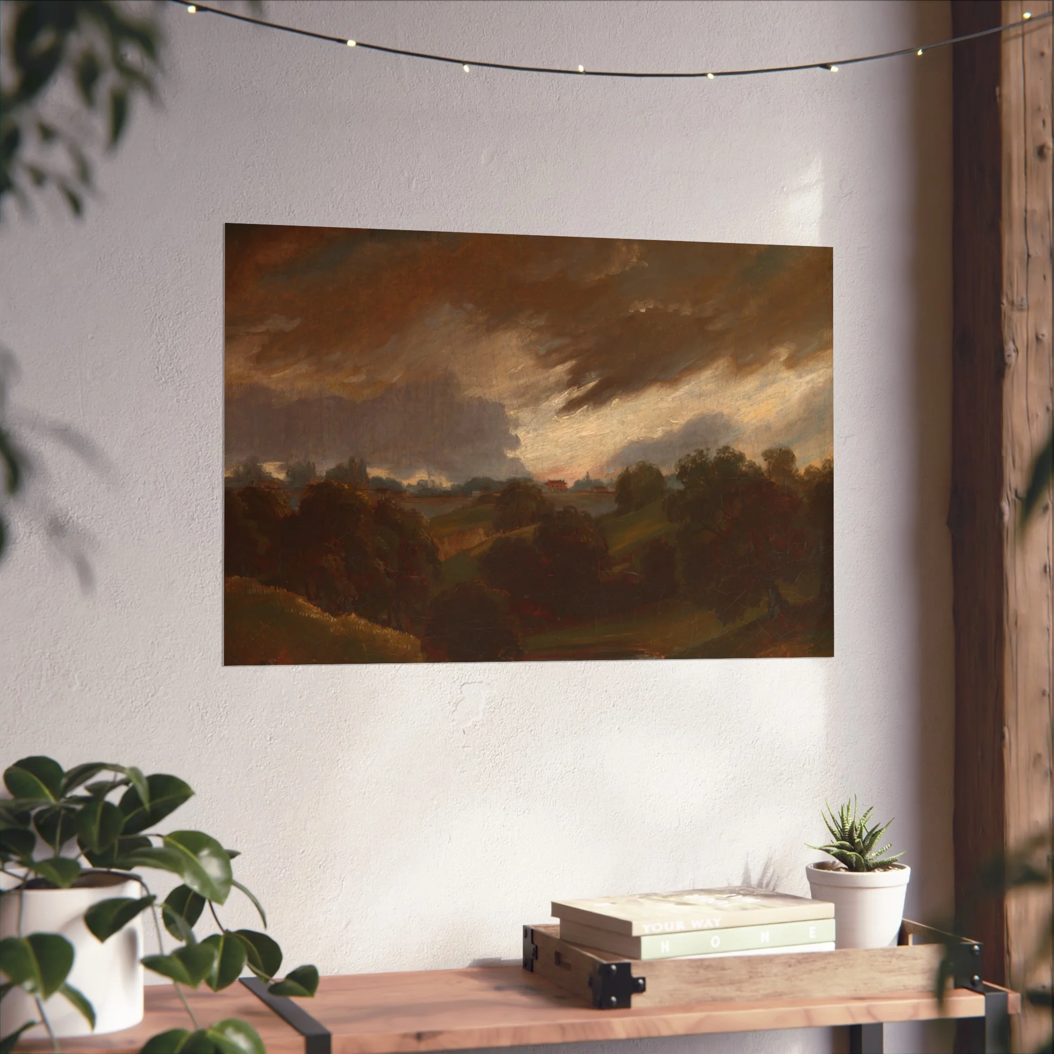 Style of John Constable - Hampstead, Stormy Sky | Fine Art Poster - Image 12