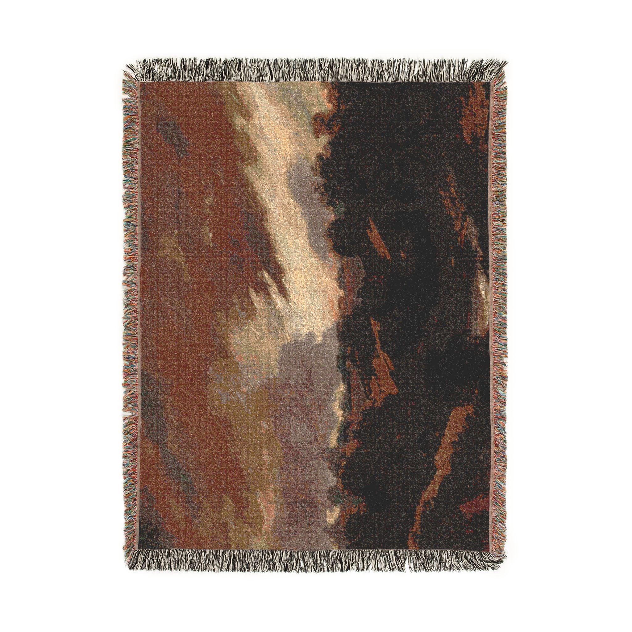 Style of John Constable - Hampstead, Stormy Sky | Woven Tapestry Blanket - Image 11